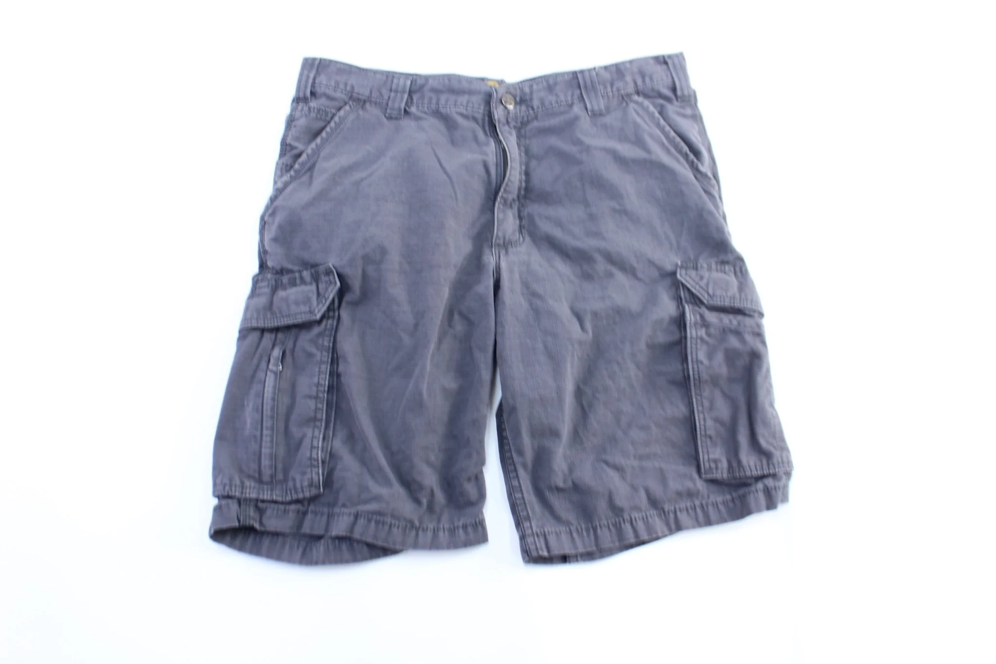 Carhartt Logo Patch Grey Cargo Shorts