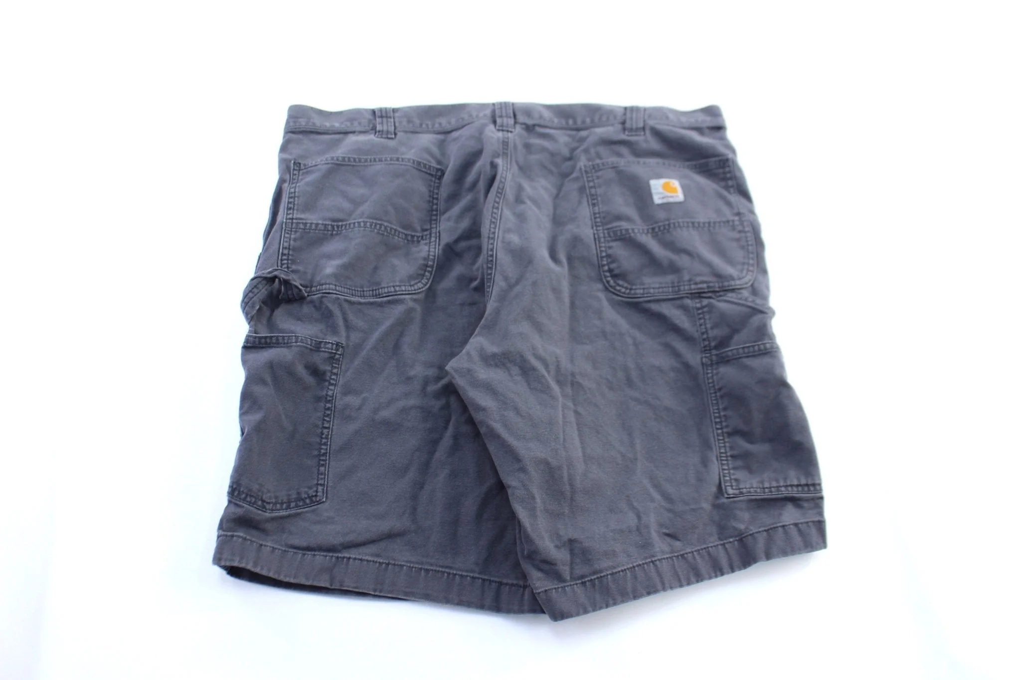 Carhartt Logo Patch Grey Carpenter Shorts - Image 2