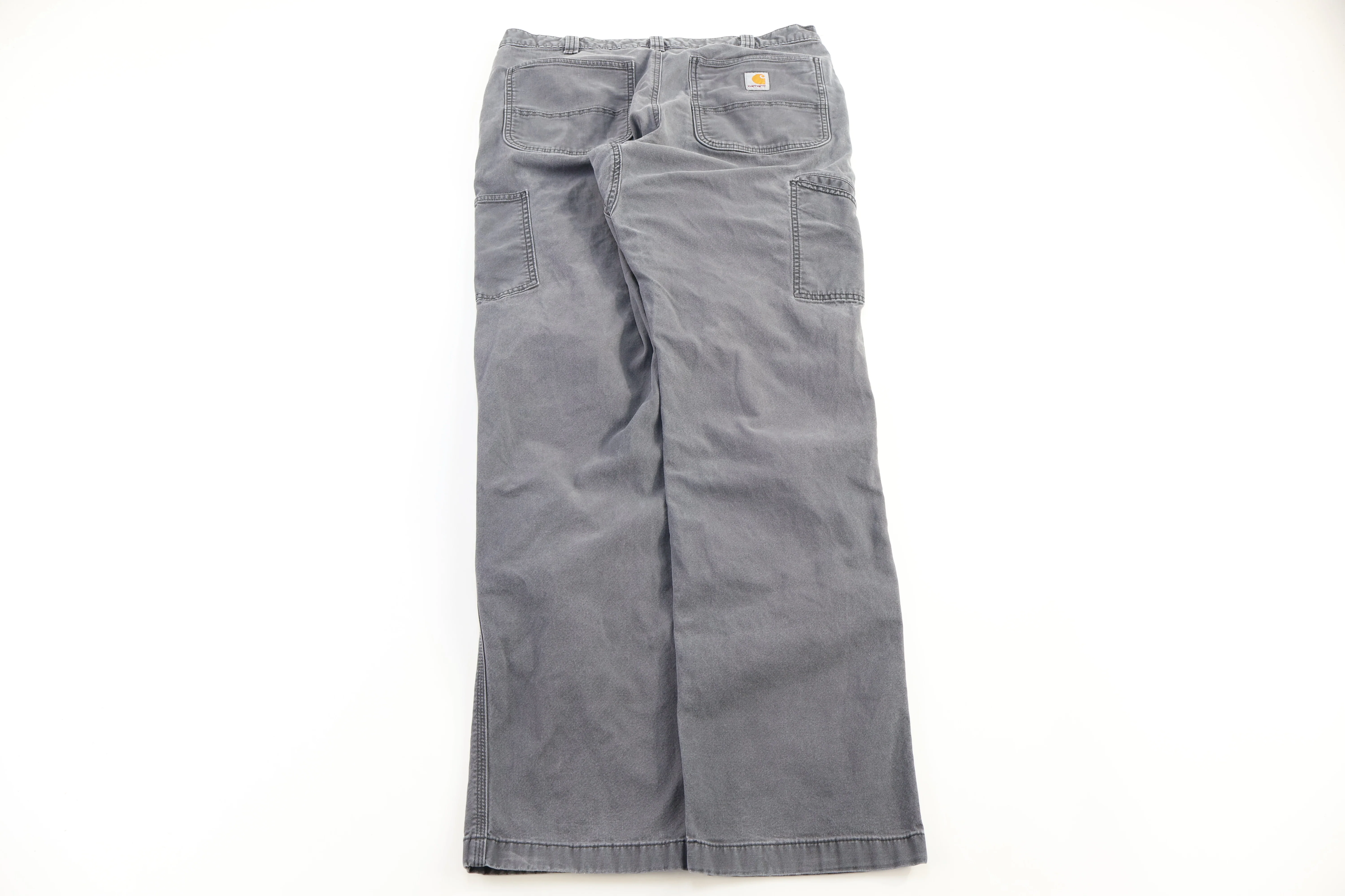 Carhartt Logo Patch Grey Double Knee Pants