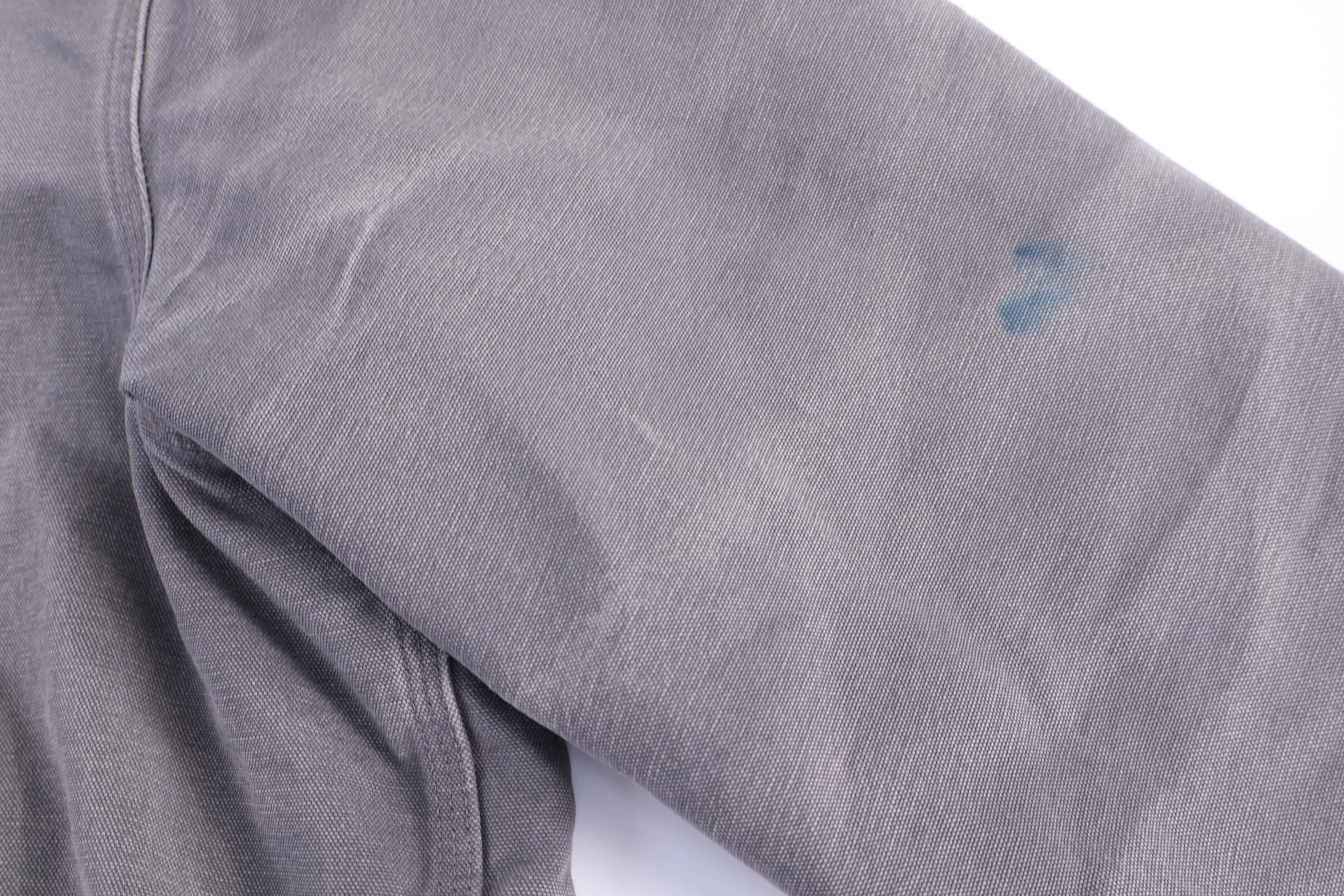 Carhartt Logo Patch Grey Full Zip Jacket - Image 3