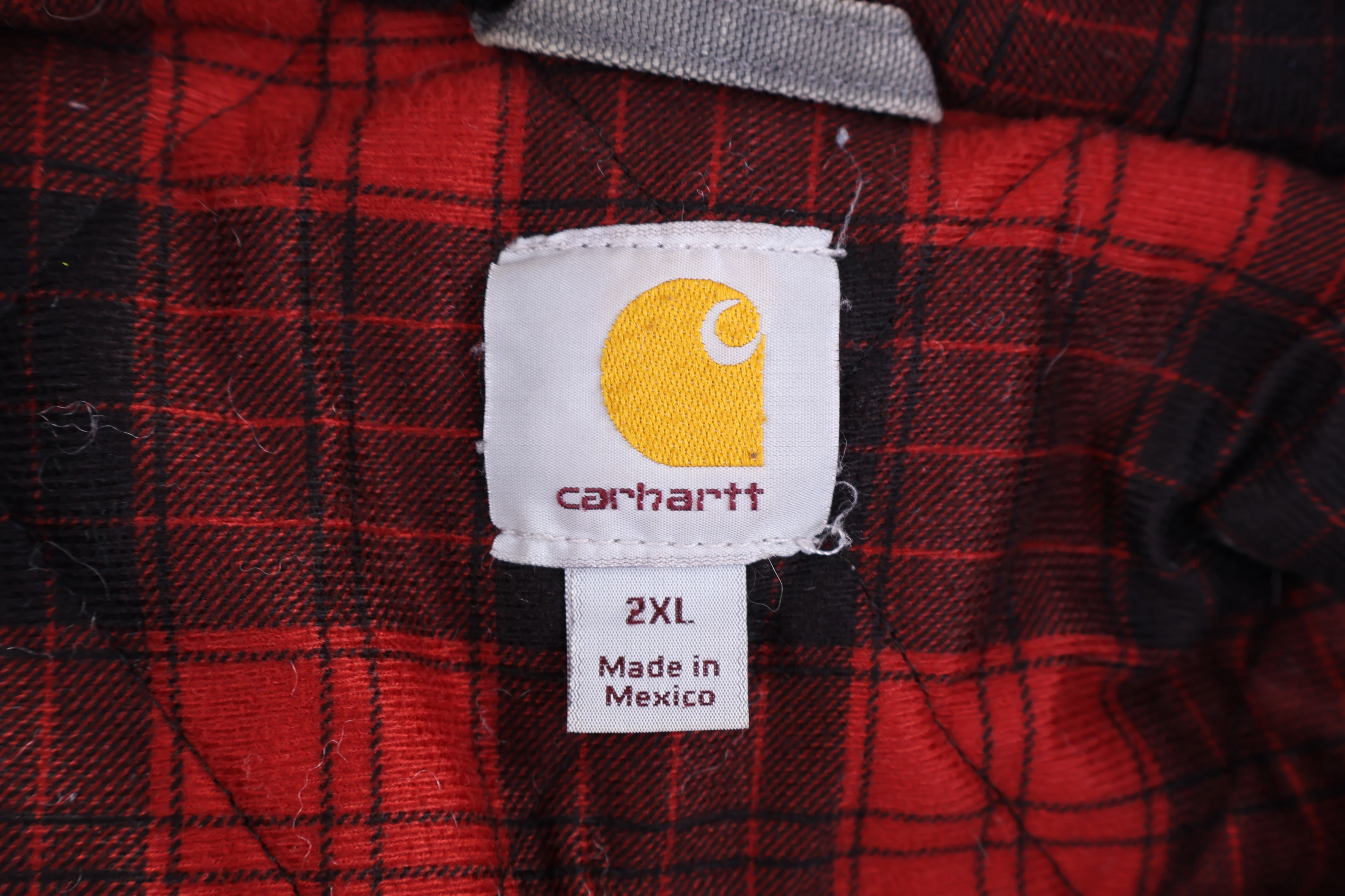 Carhartt Logo Patch Grey Full Zip Jacket - Image 5