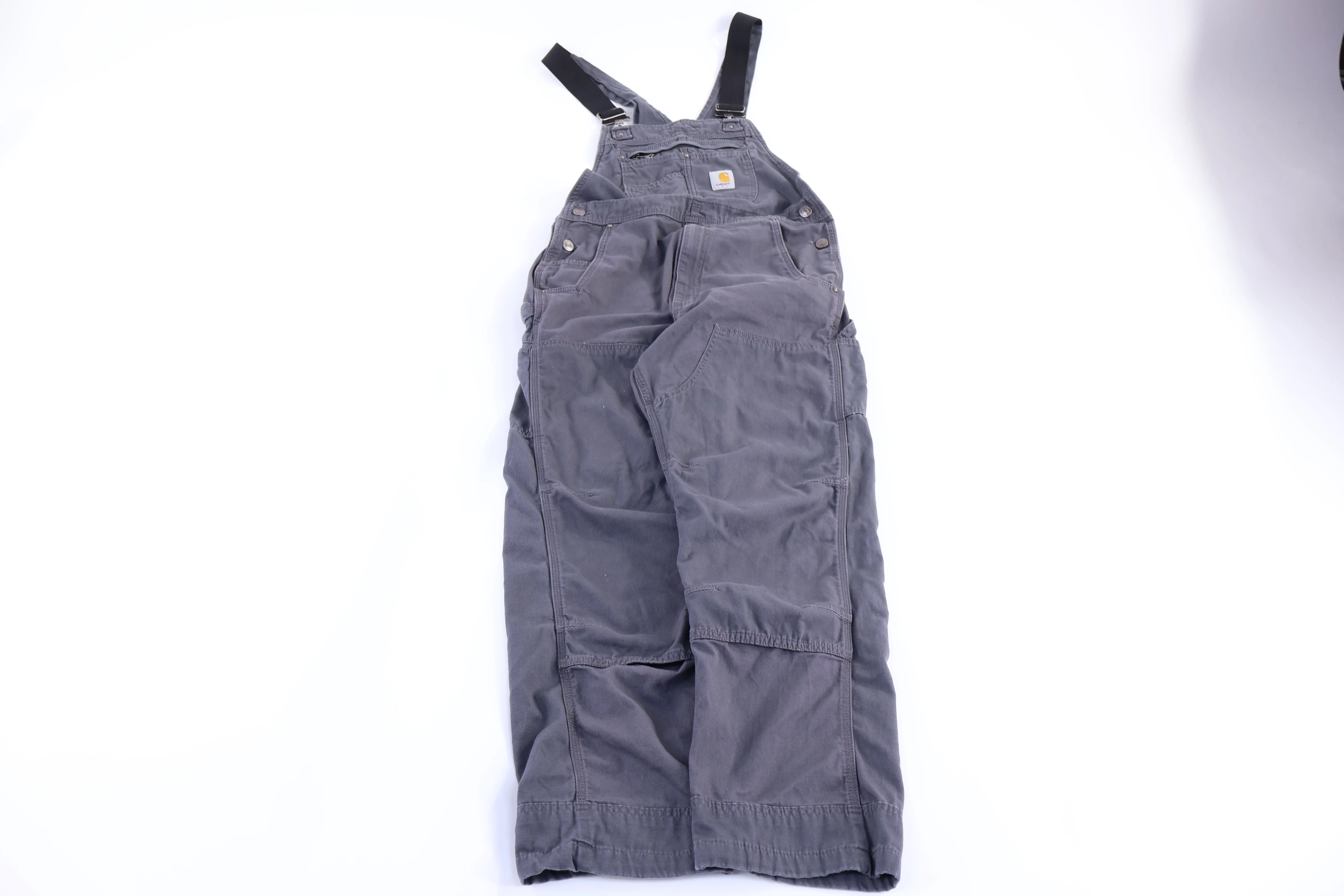 Carhartt Logo Patch Grey Overalls