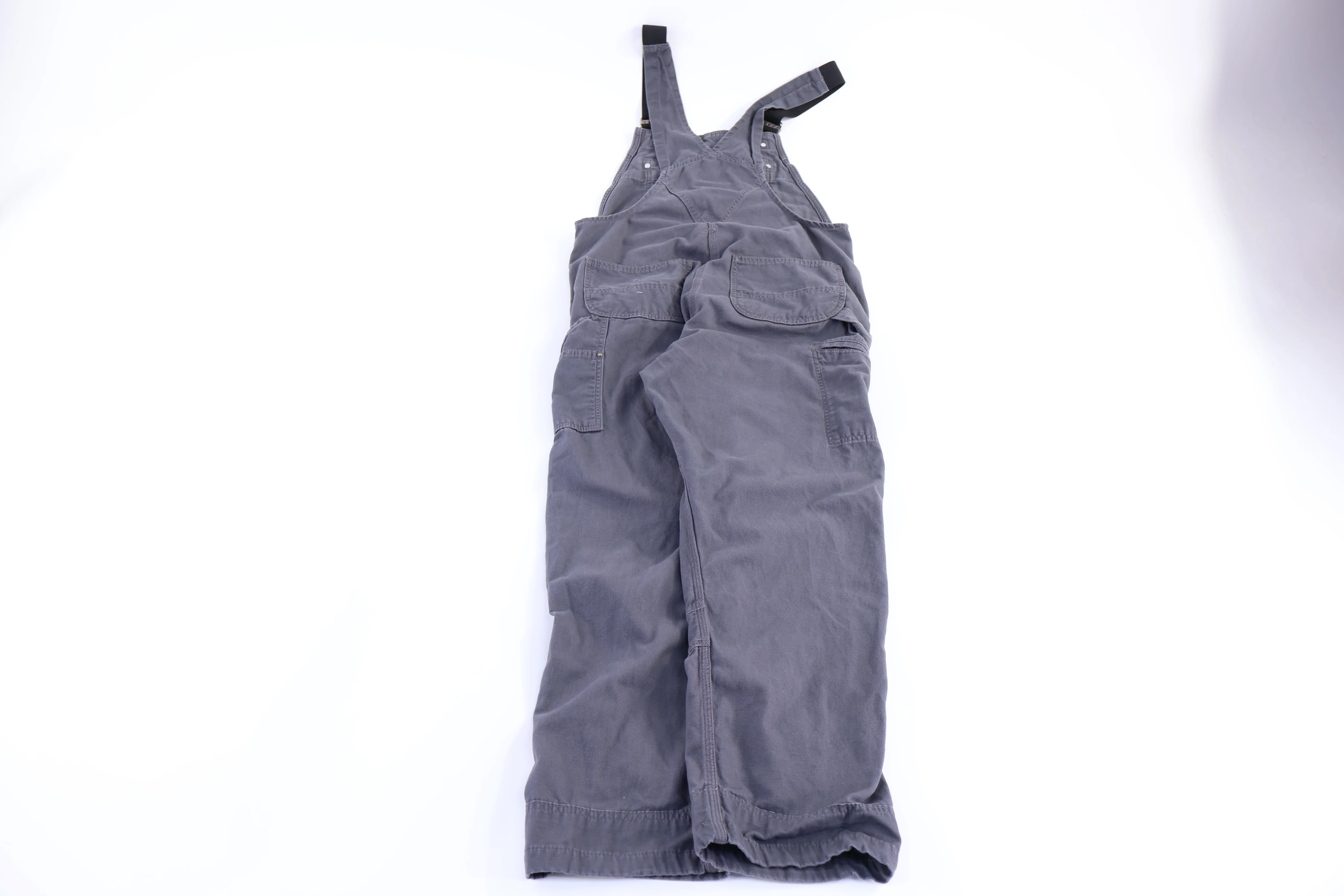 Carhartt Logo Patch Grey Overalls - Image 2