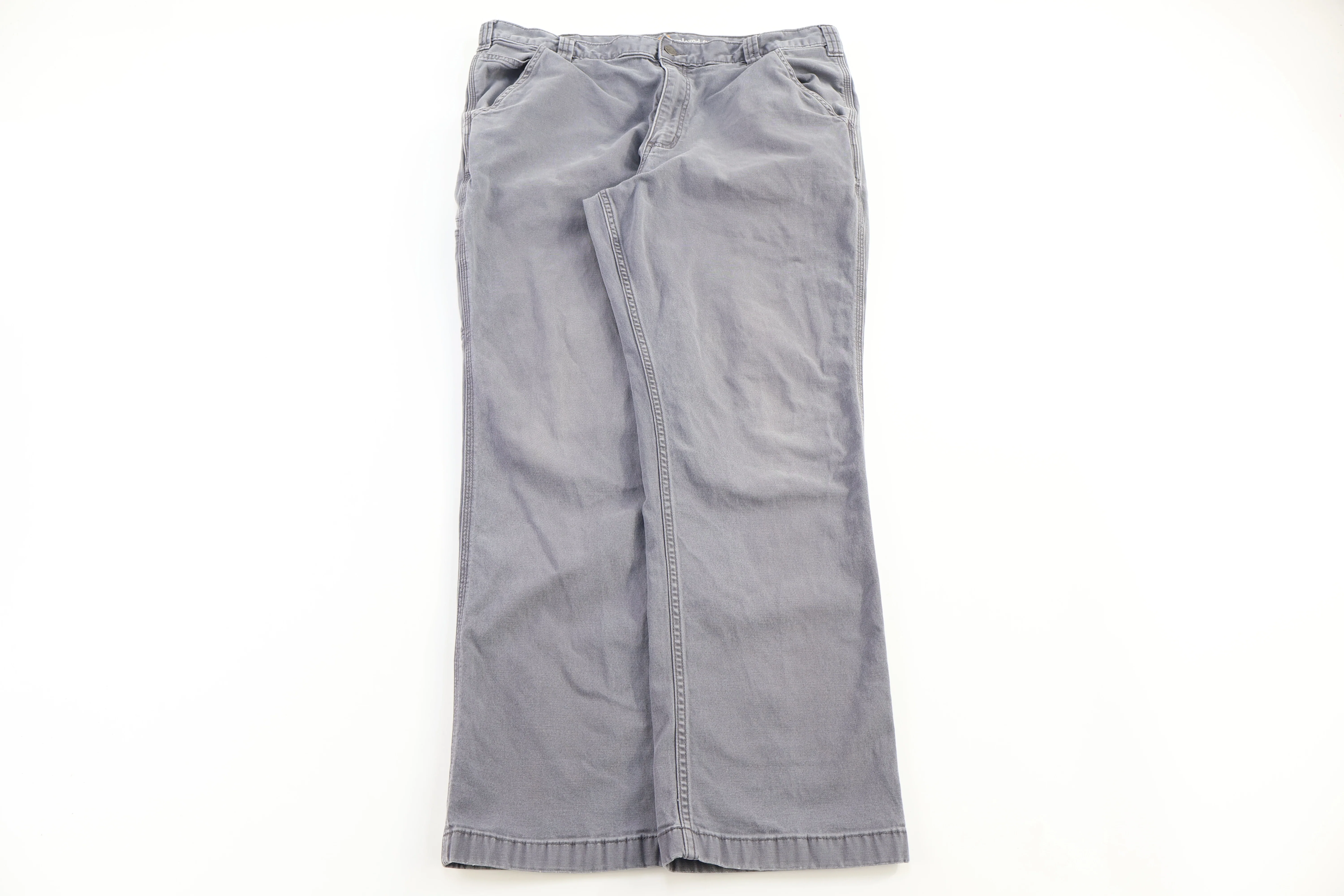 Carhartt Logo Patch Grey Pants - Image 2