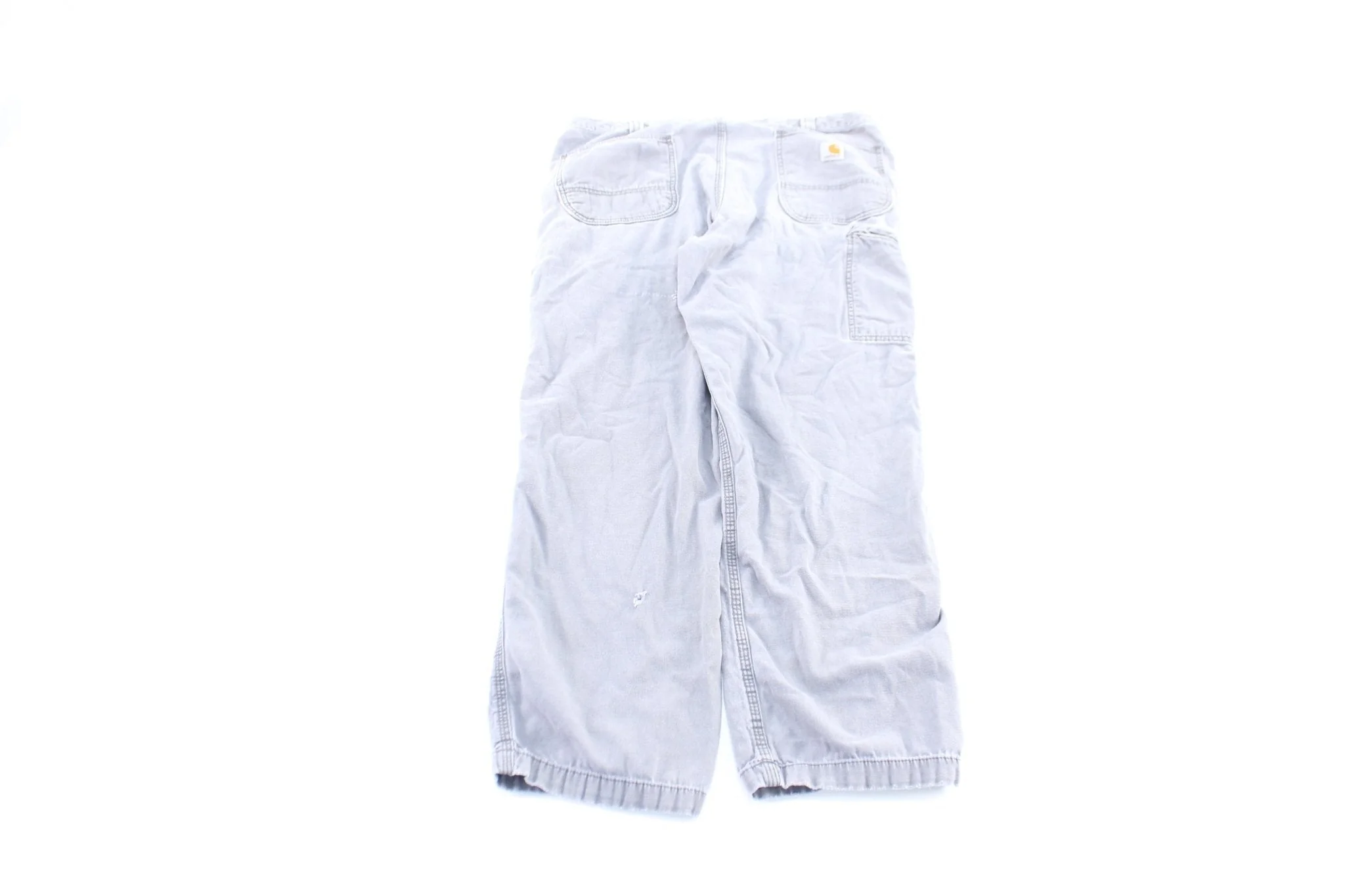 Carhartt Logo Patch Grey Pants - Image 2