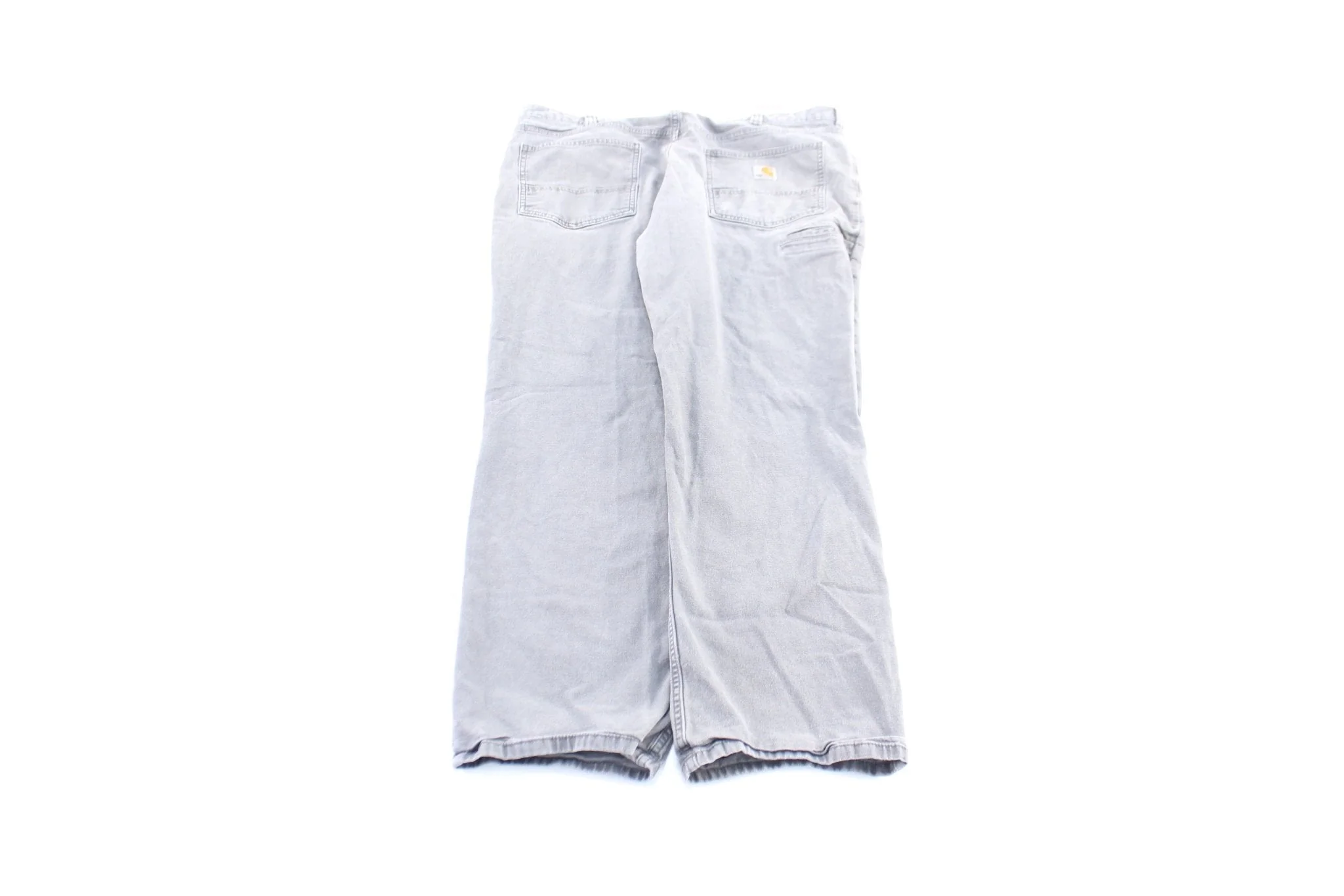 Carhartt Logo Patch Grey Pants - Image 2