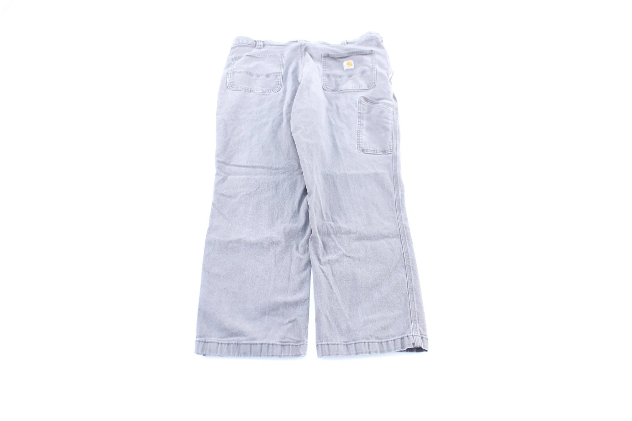 Carhartt Logo Patch Grey Pants - Image 2