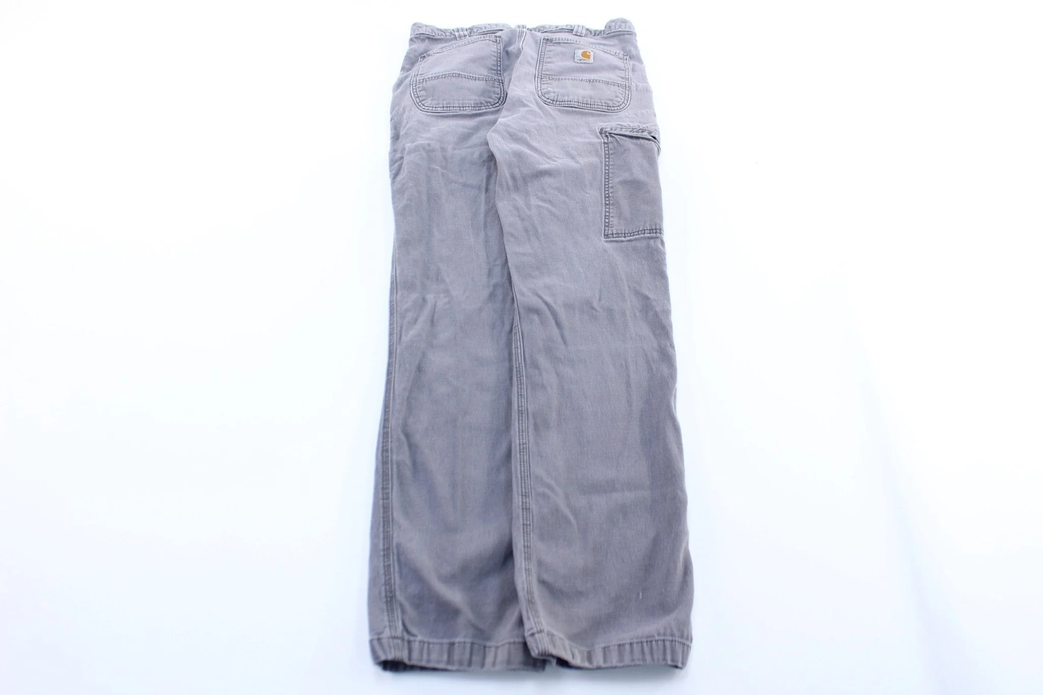 Carhartt Logo Patch Grey Pants - Image 2