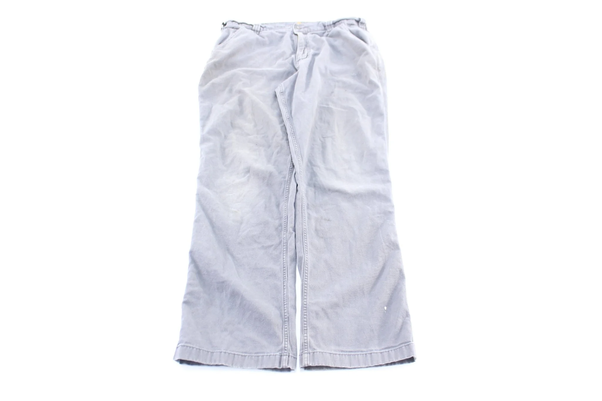 Carhartt Logo Patch Grey Pants