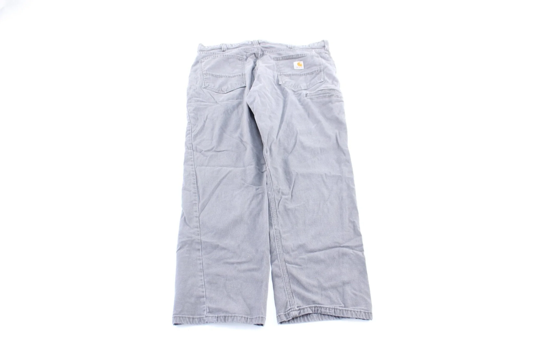 Carhartt Logo Patch Grey Pants - Image 2