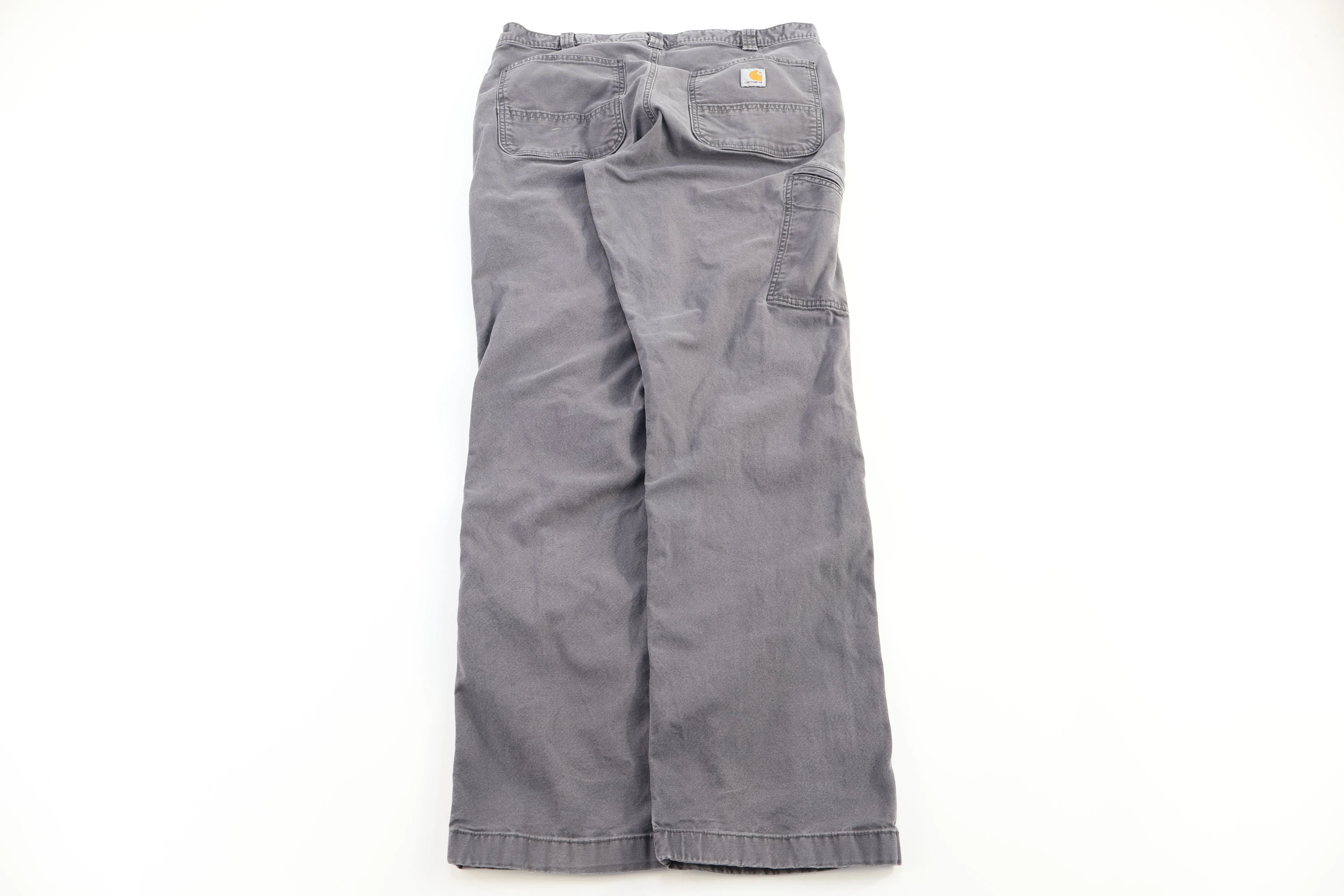 Carhartt Logo Patch Grey Pants - Image 2