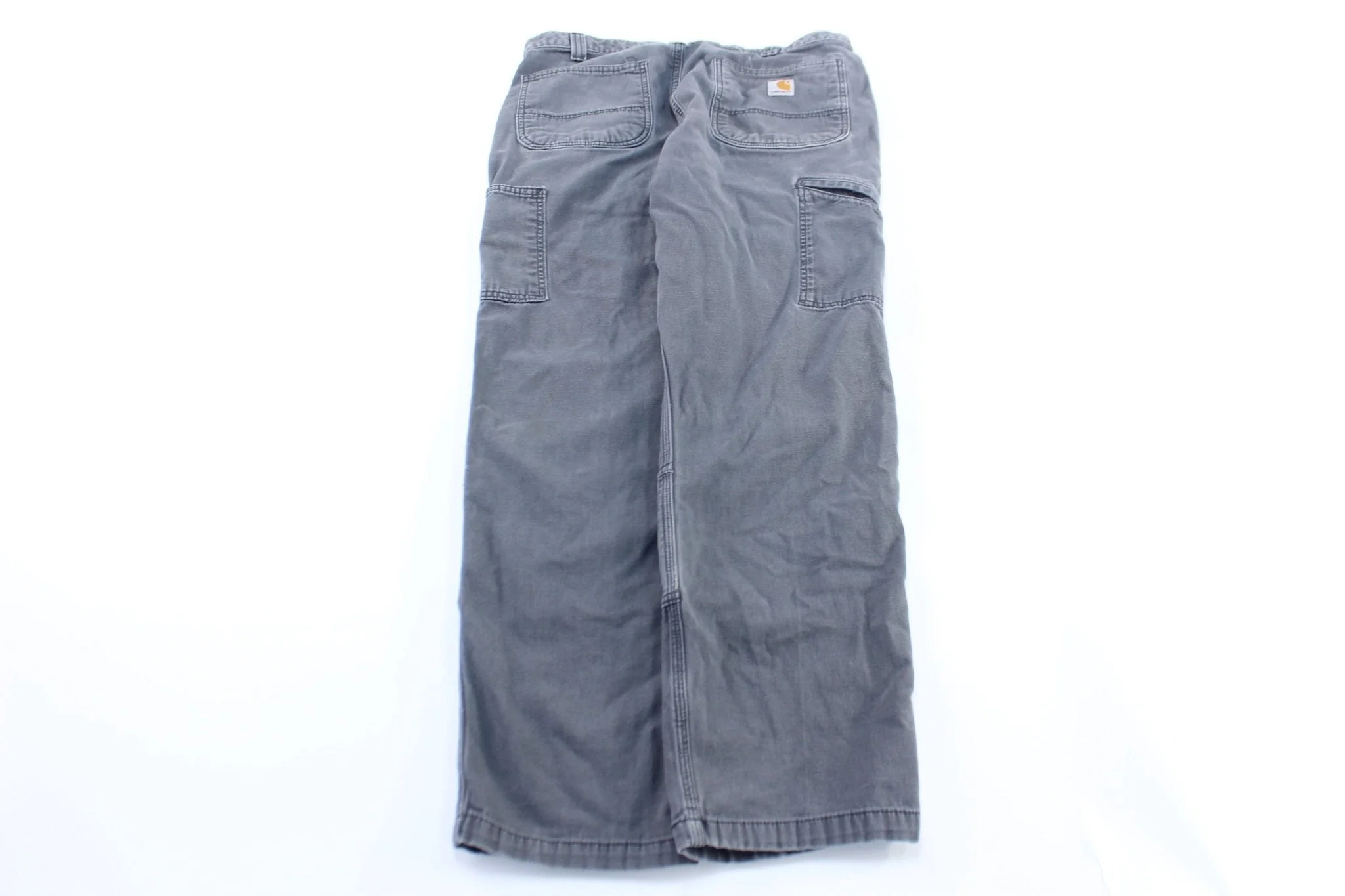 Carhartt Logo Patch Grey Pants - Image 2