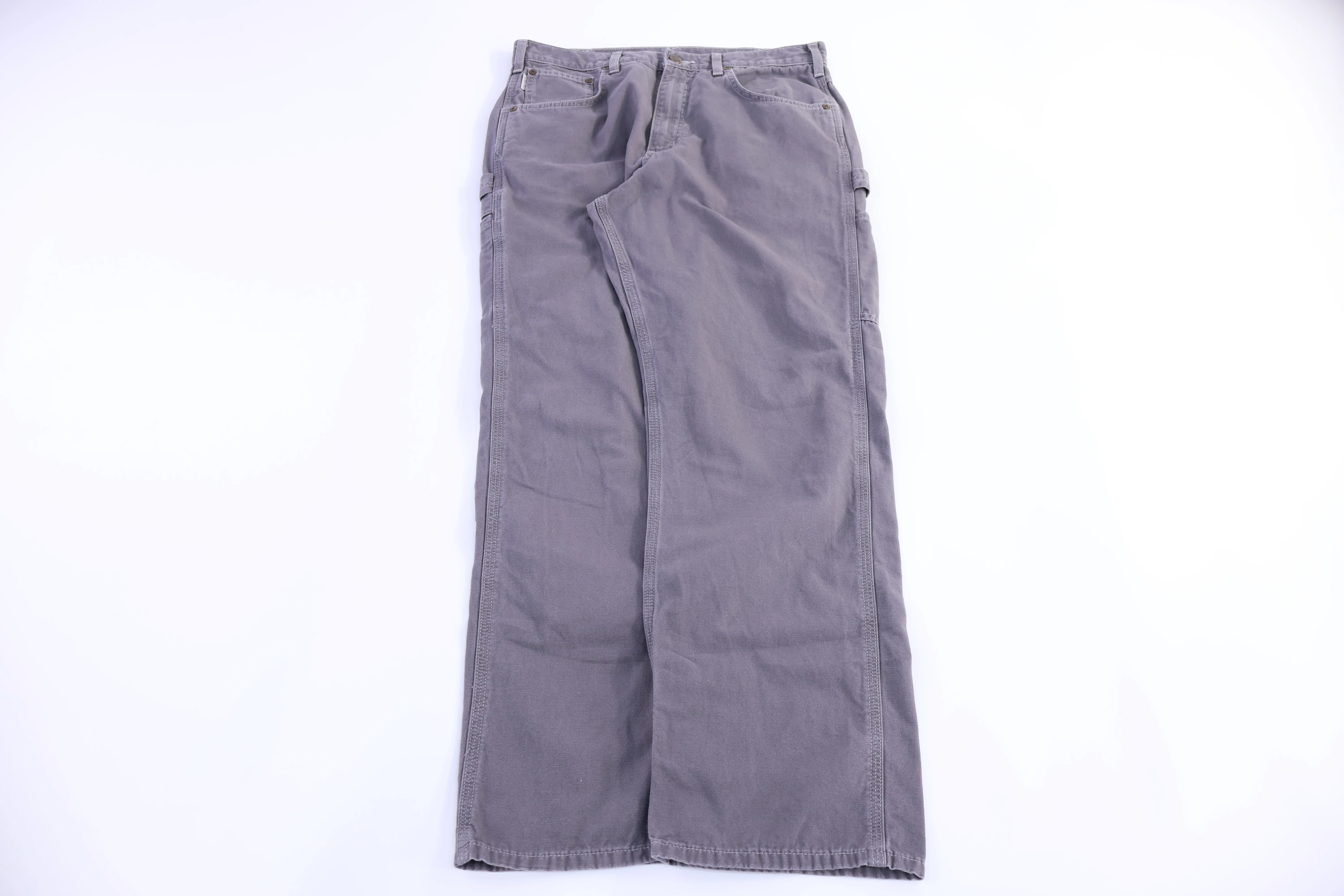 Carhartt Logo Patch Grey Pants