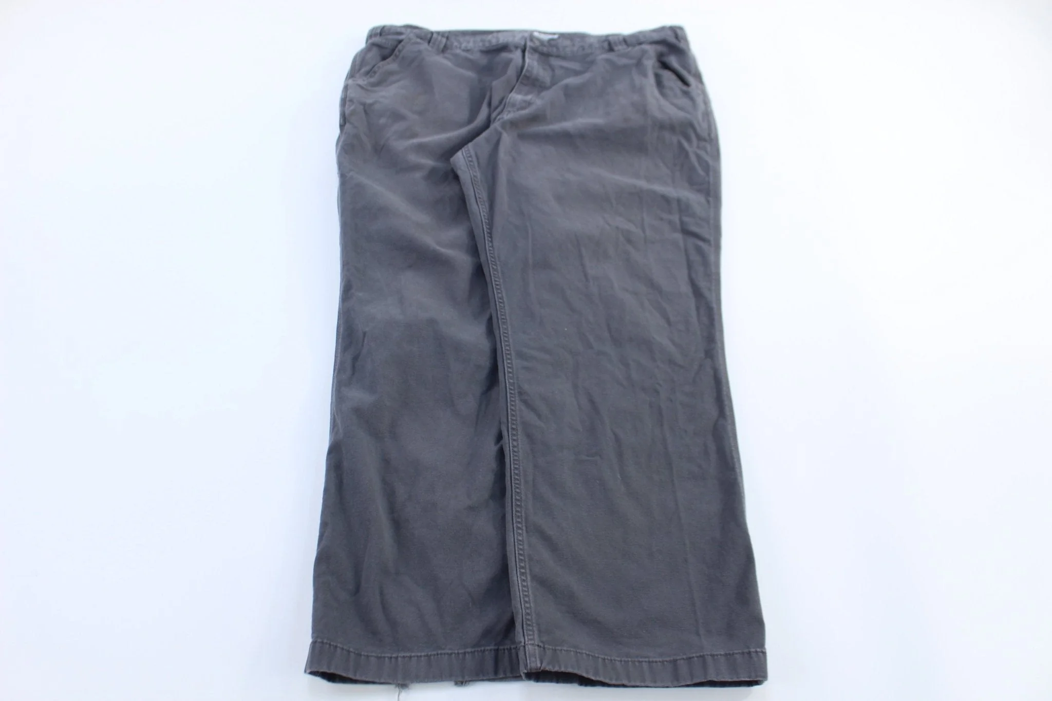 Carhartt Logo Patch Grey Pants - Image 2