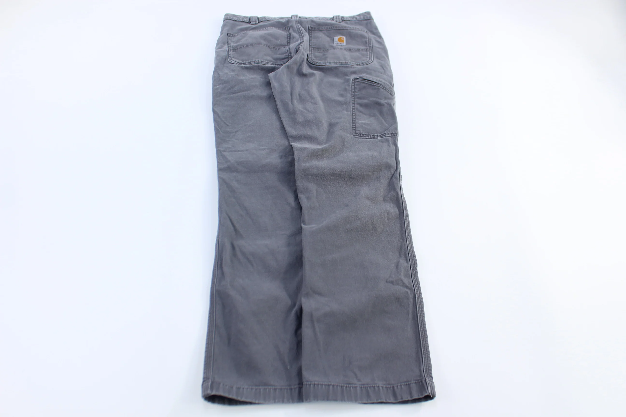 Carhartt Logo Patch Grey Pants - Image 2