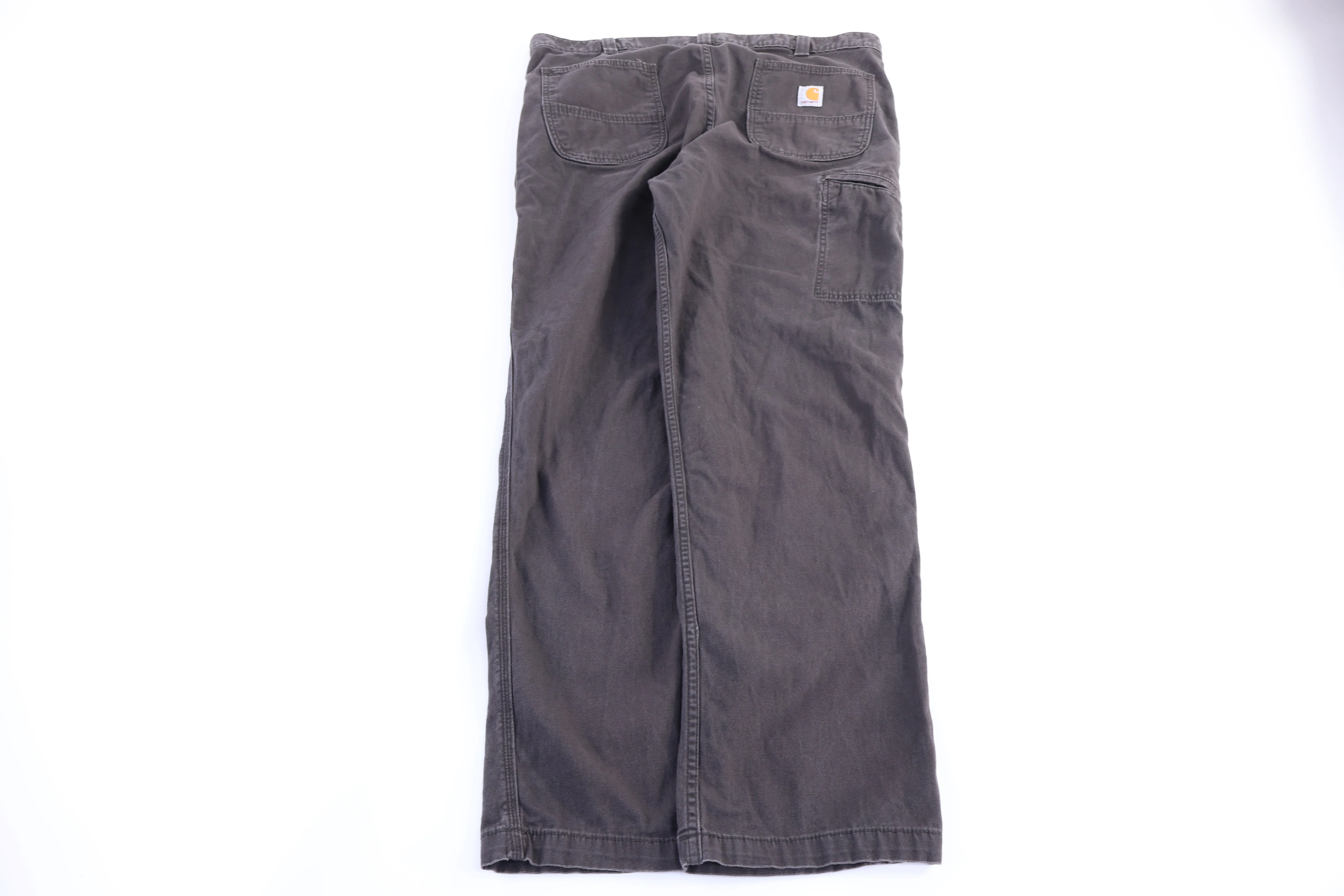Carhartt Logo Patch Grey Pants - Image 2