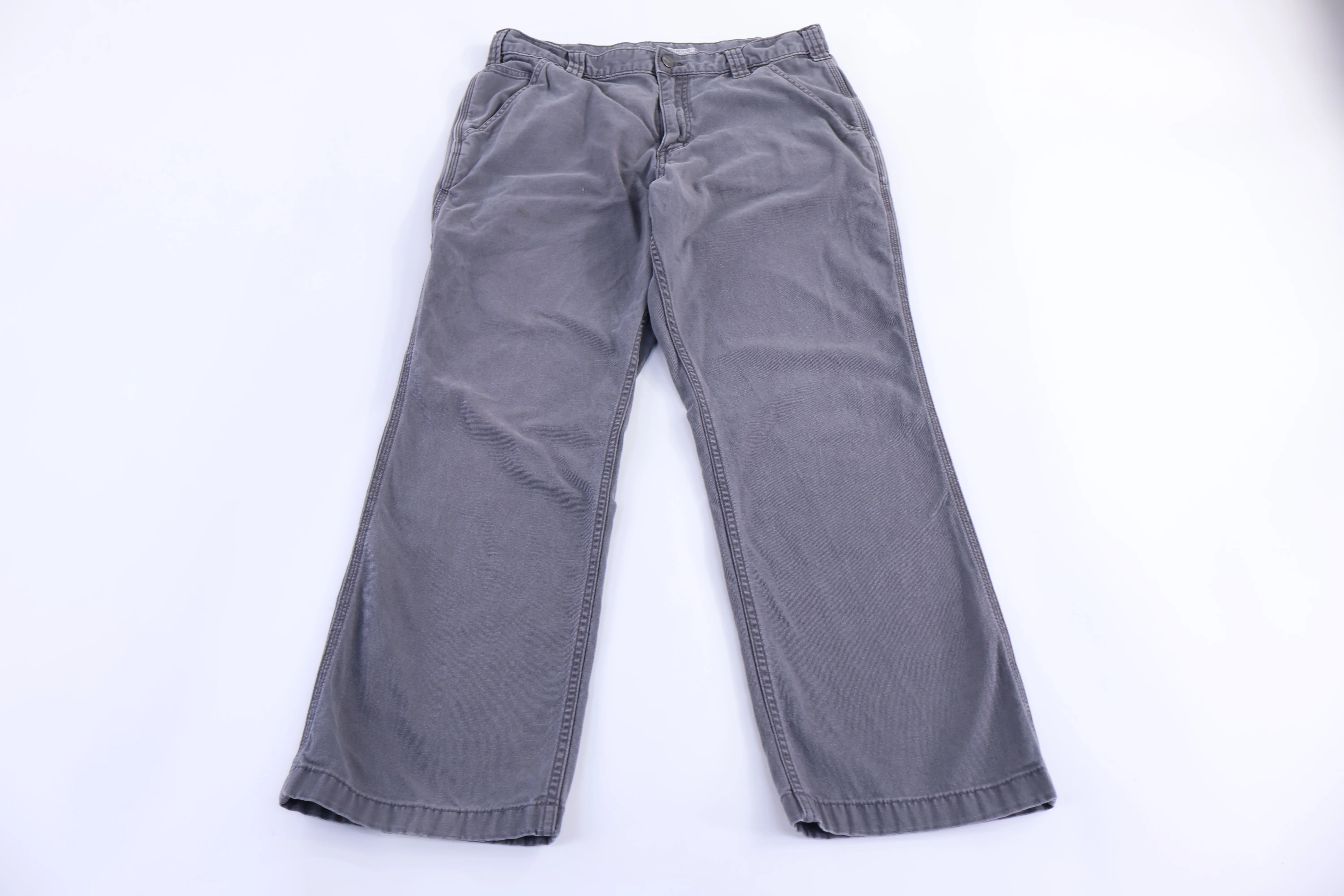 Carhartt Logo Patch Grey Pants