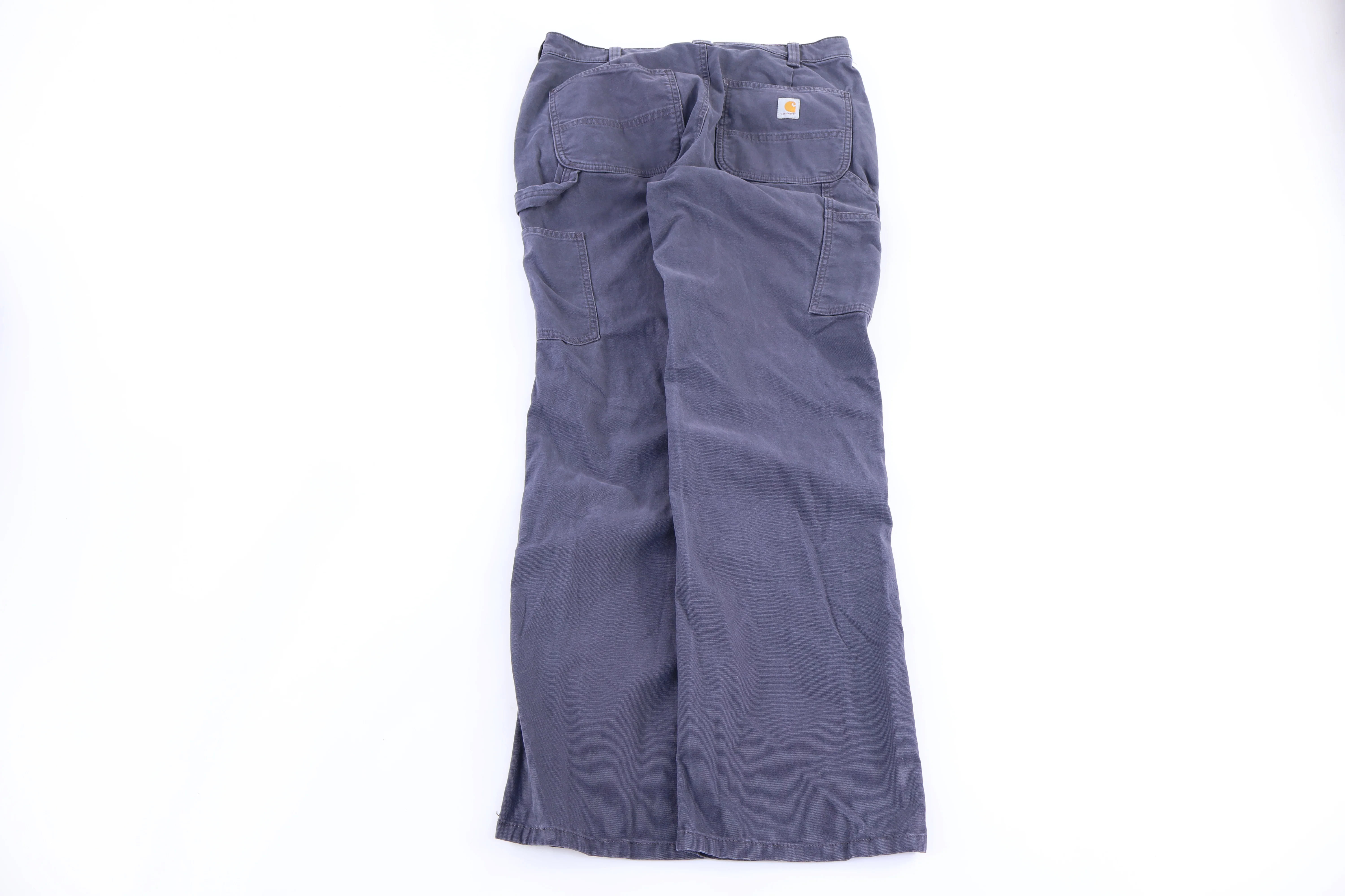 Carhartt Logo Patch Grey Pants - Image 2