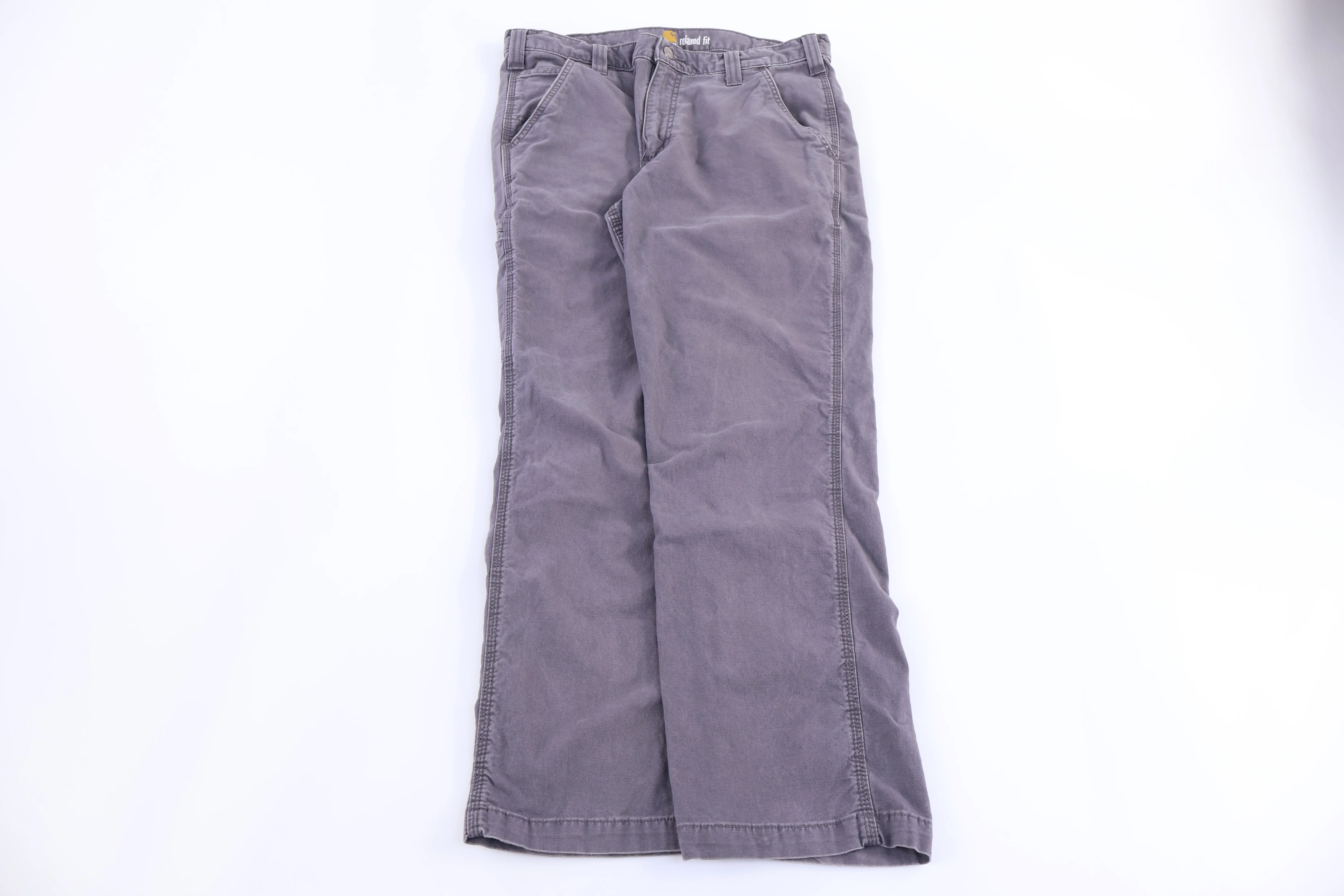 Carhartt Logo Patch Grey Pants