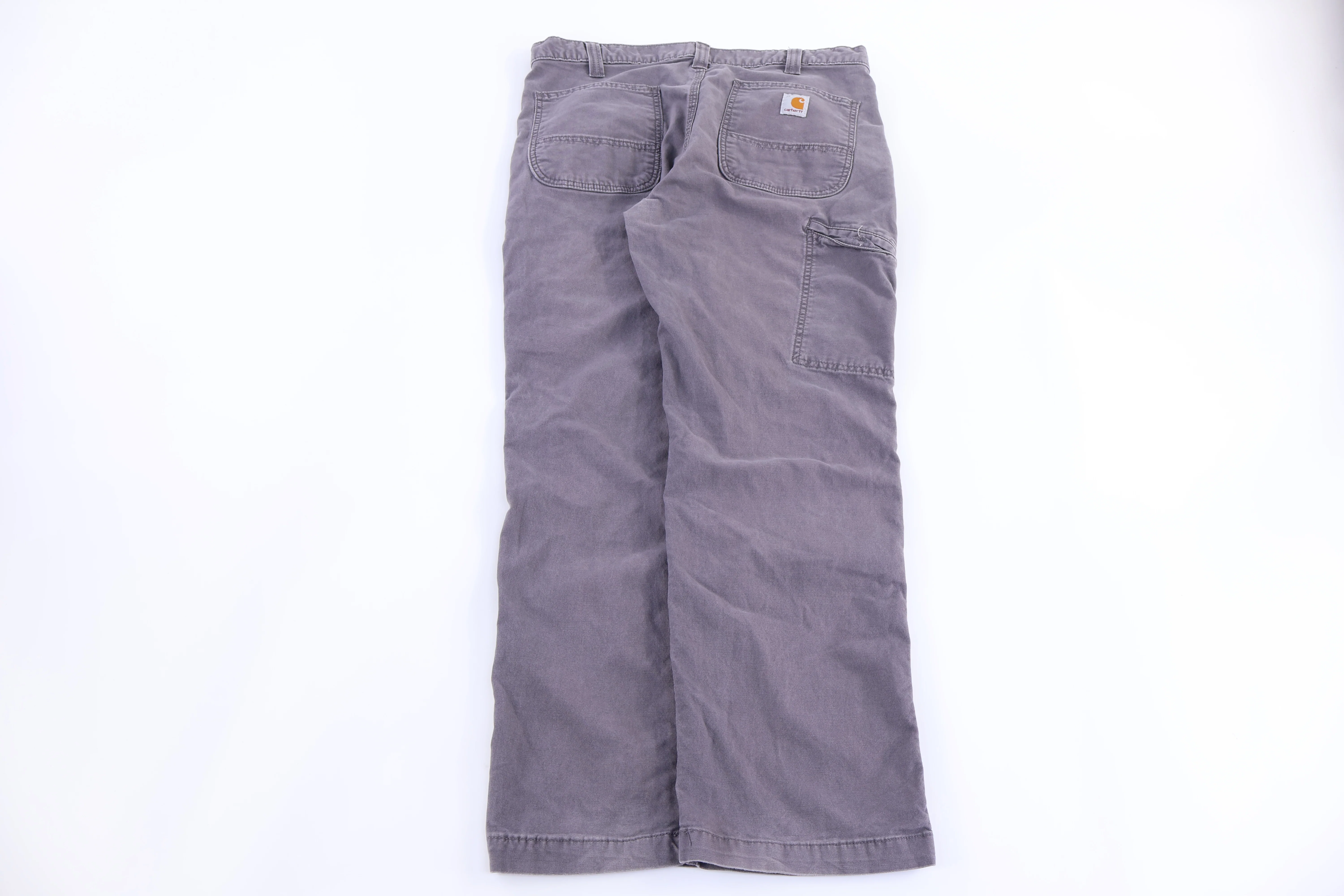 Carhartt Logo Patch Grey Pants - Image 2