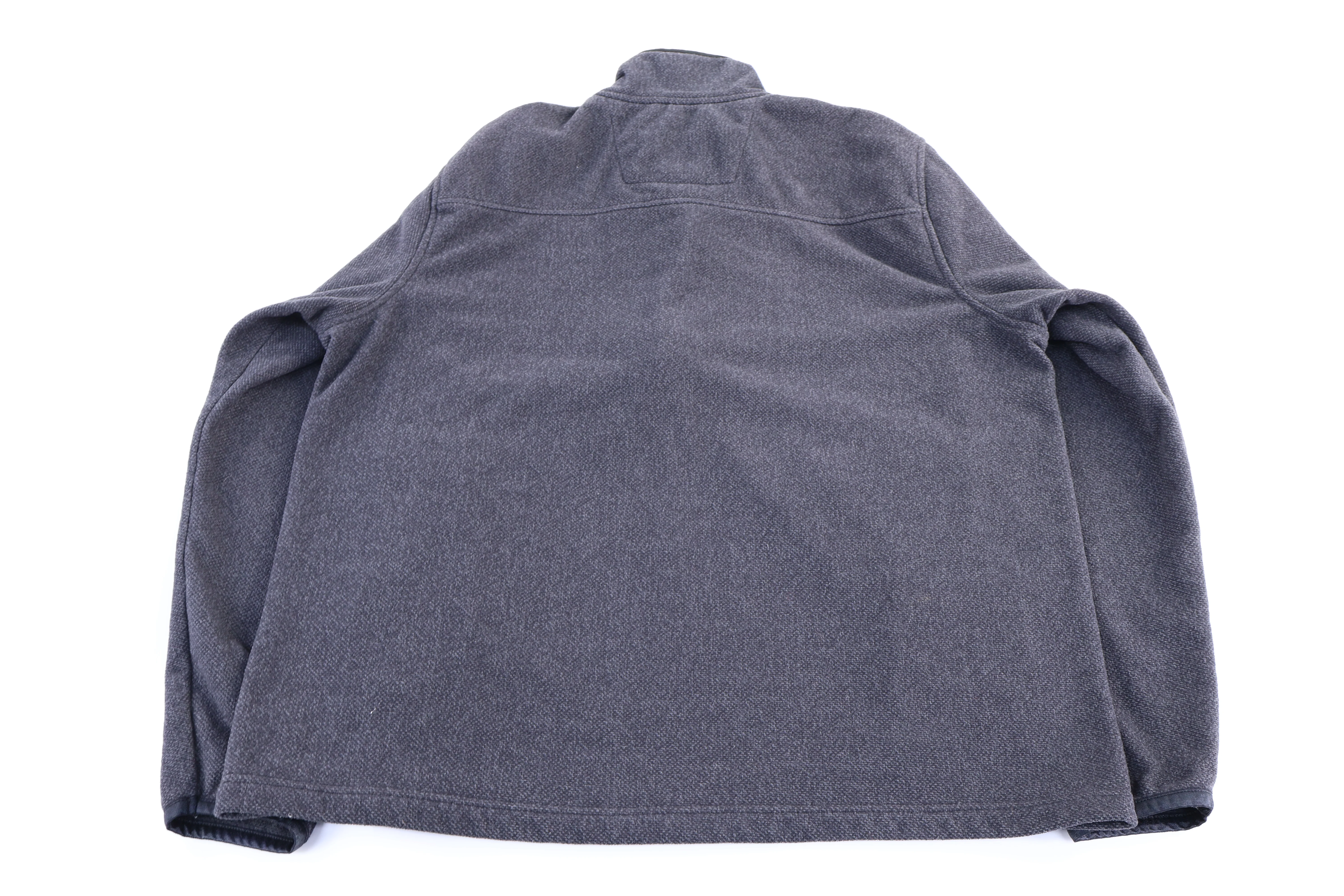 Carhartt Logo Patch Grey Quarter Zip Pullover - Image 2