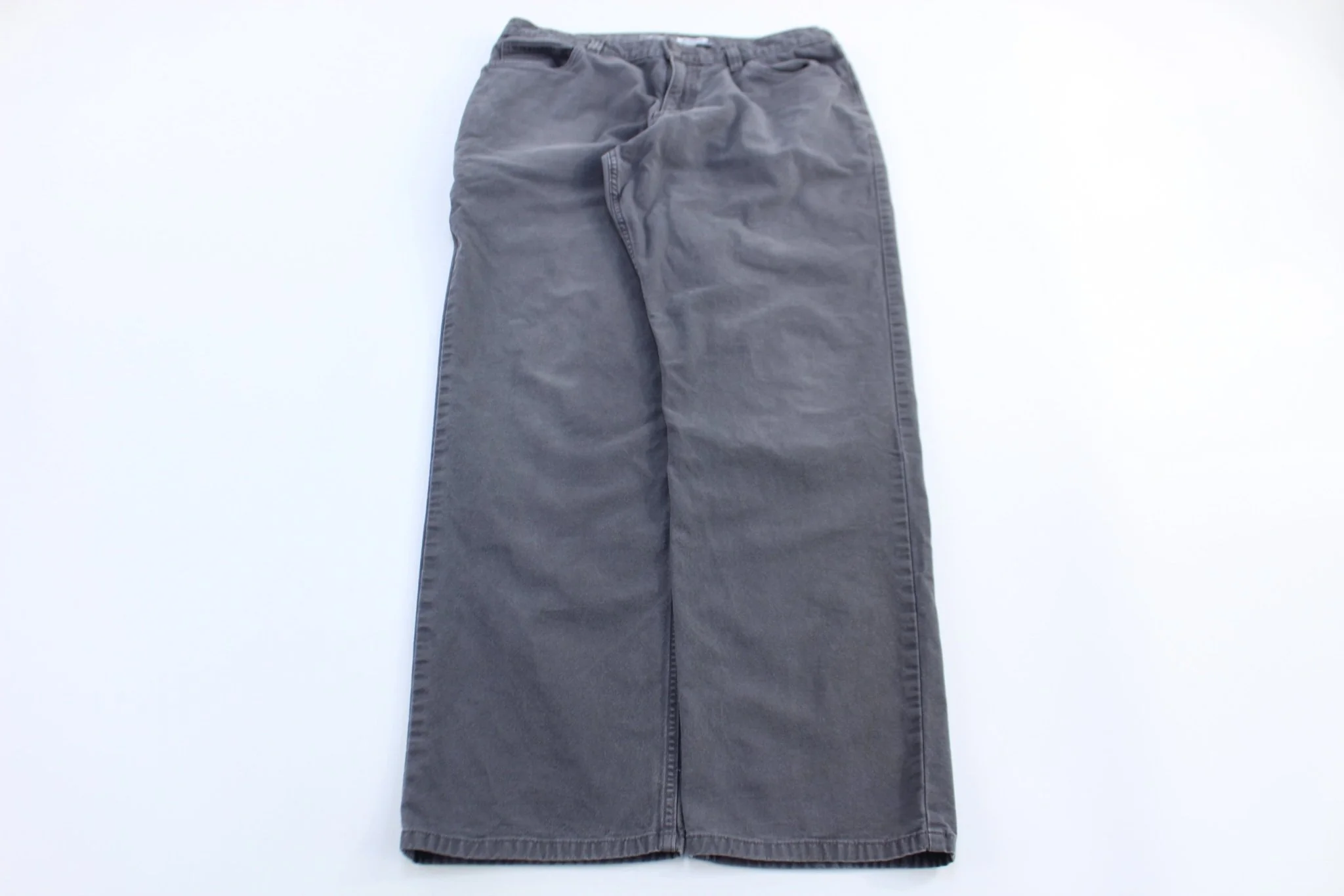 Carhartt Logo Patch Grey Relaxed Fit Pants