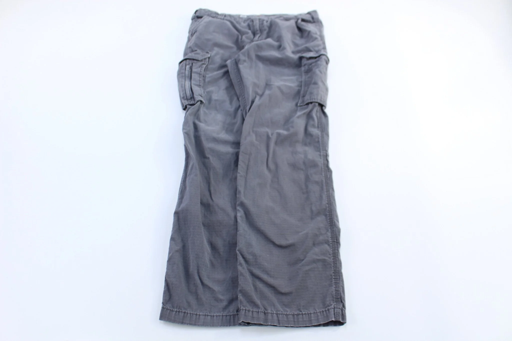 Carhartt Logo Patch Grey Relaxed Fit Pants