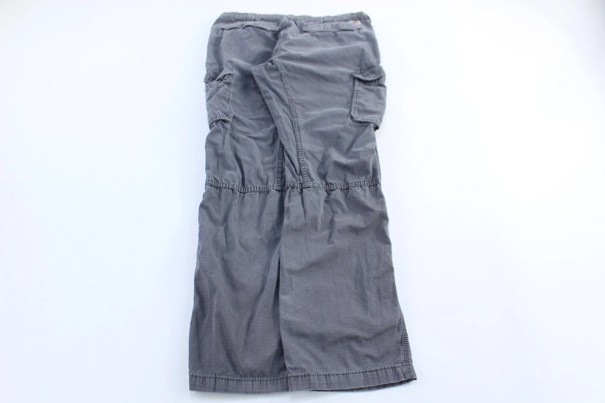 Carhartt Logo Patch Grey Relaxed Fit Pants - Image 2