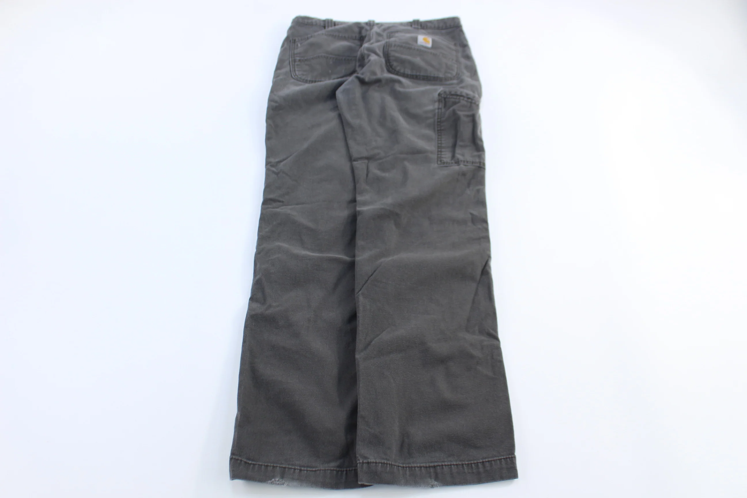 Carhartt Logo Patch Grey Relaxed Fit Pants
