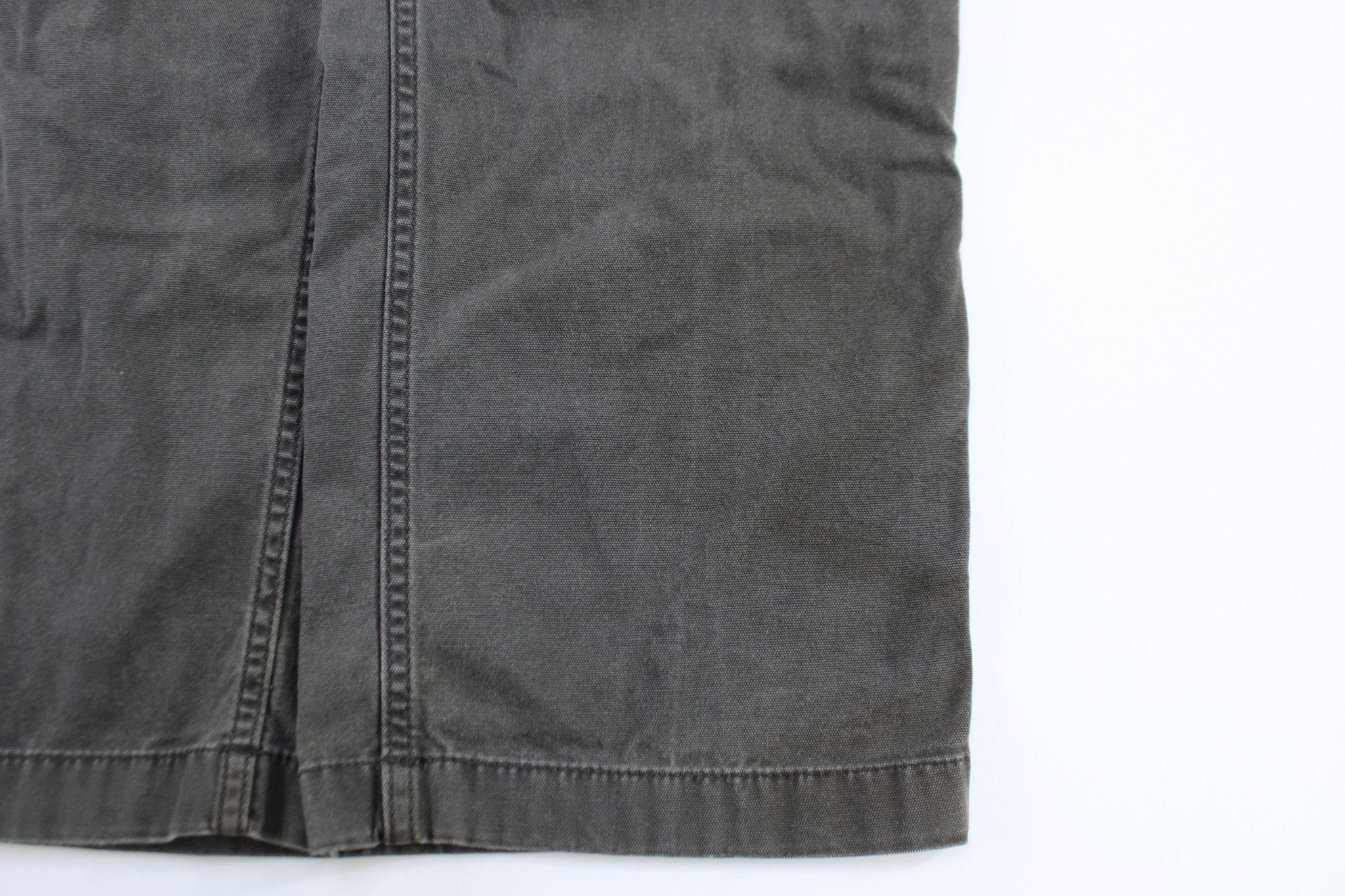 Carhartt Logo Patch Grey Relaxed Fit Pants - Image 3