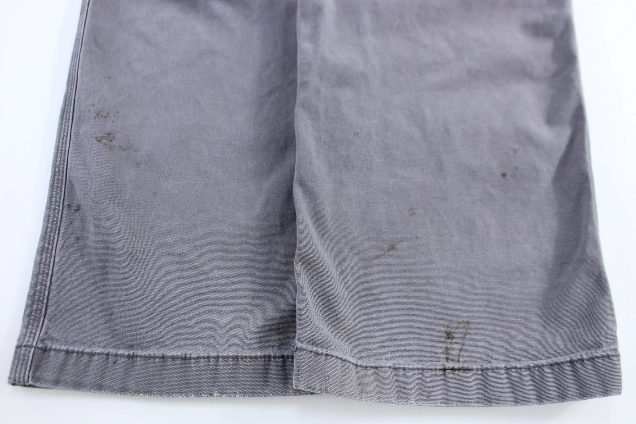 Carhartt Logo Patch Grey Relaxed Fit Pants - Image 3