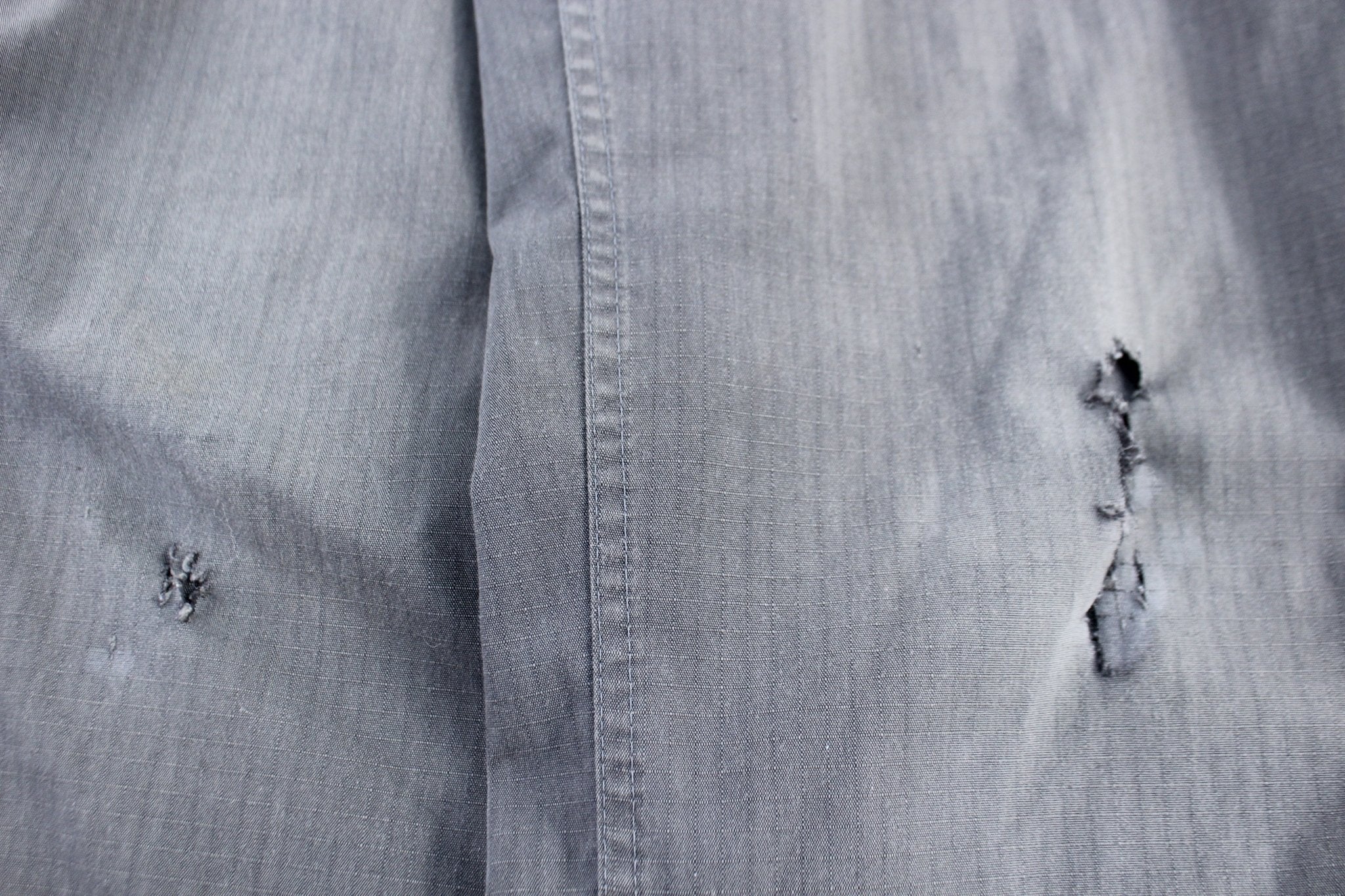 Carhartt Logo Patch Grey Ripstop Pants - Image 4
