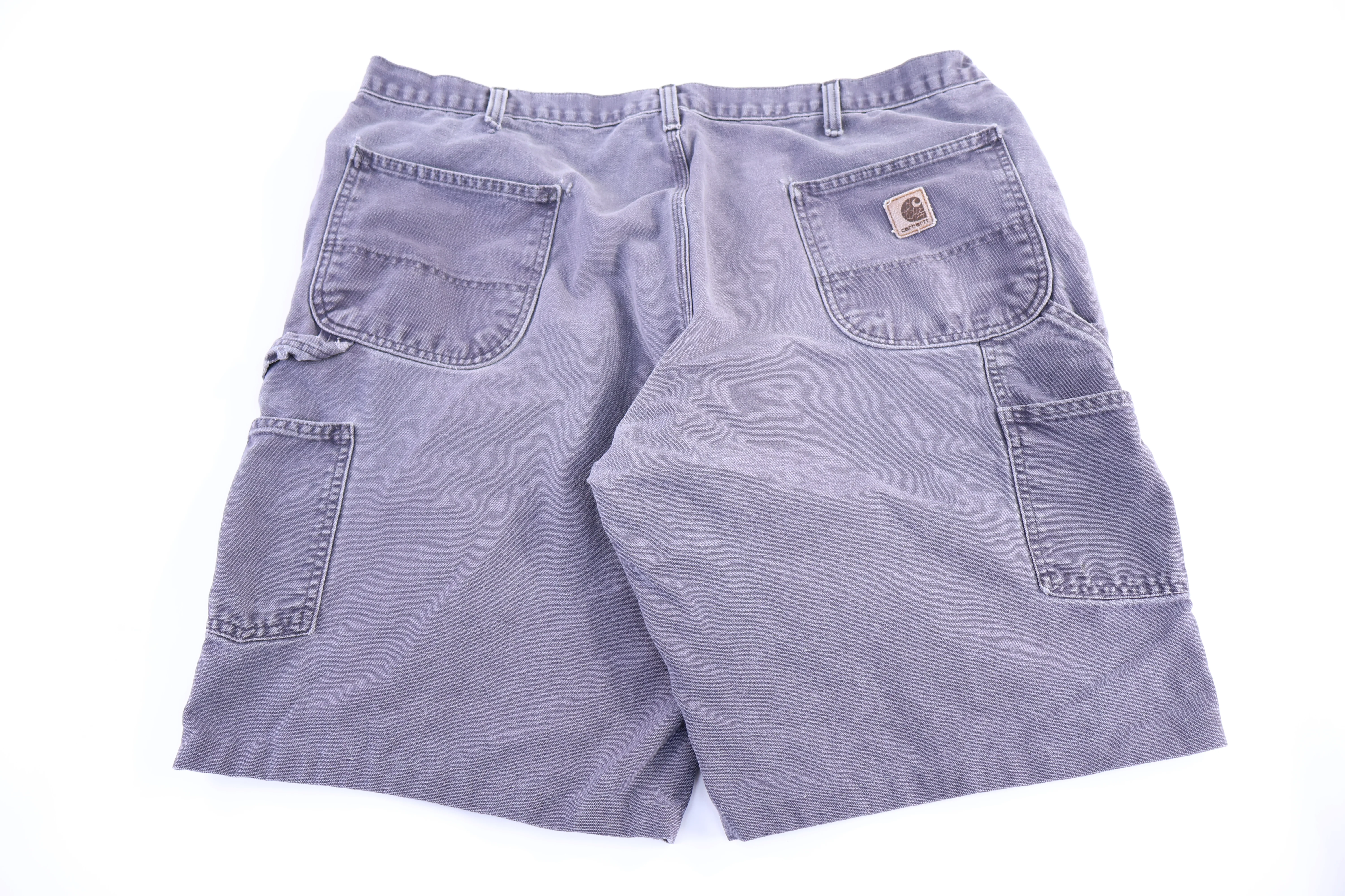 Carhartt Logo Patch Grey Shorts