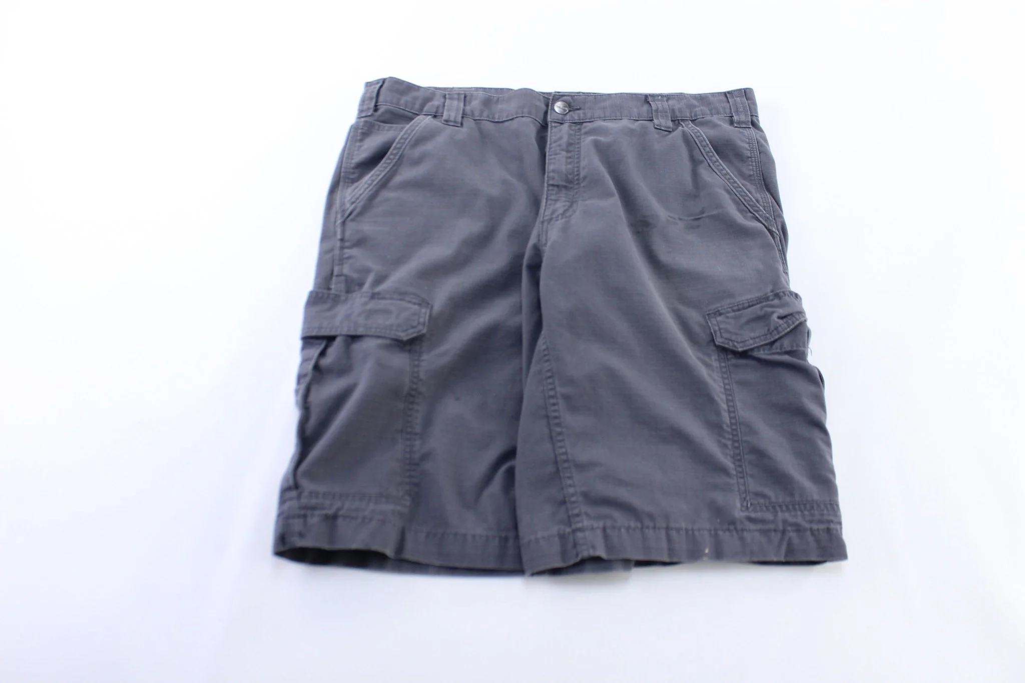 Carhartt Logo Patch Grey Shorts