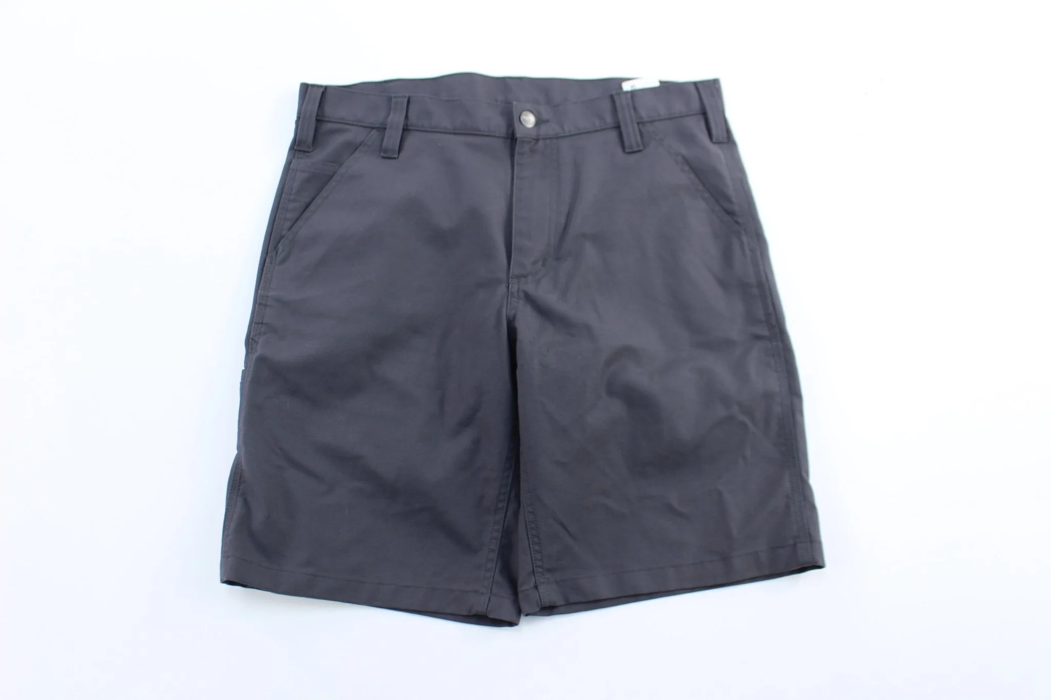 Carhartt Logo Patch Grey Shorts