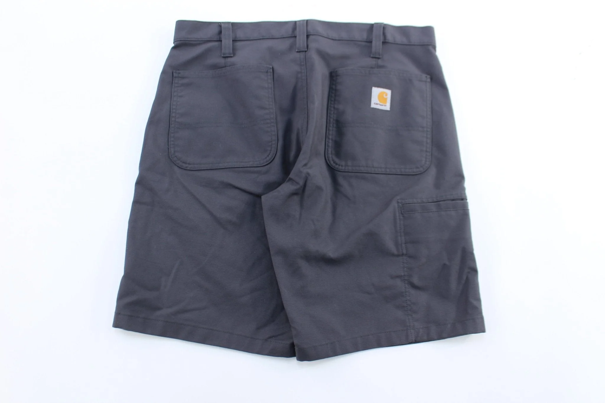 Carhartt Logo Patch Grey Shorts - Image 2