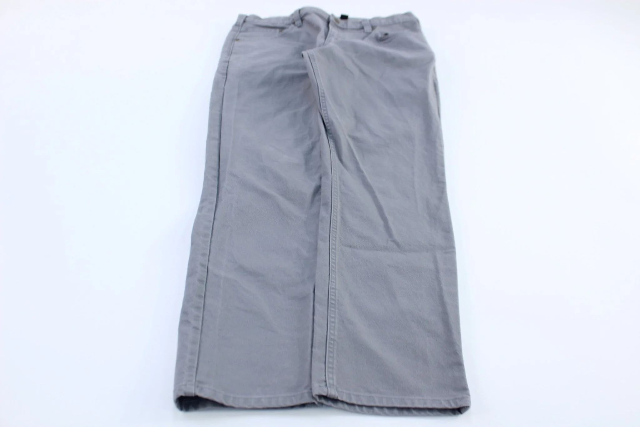 Carhartt Logo Patch Grey Slim Fit Pants