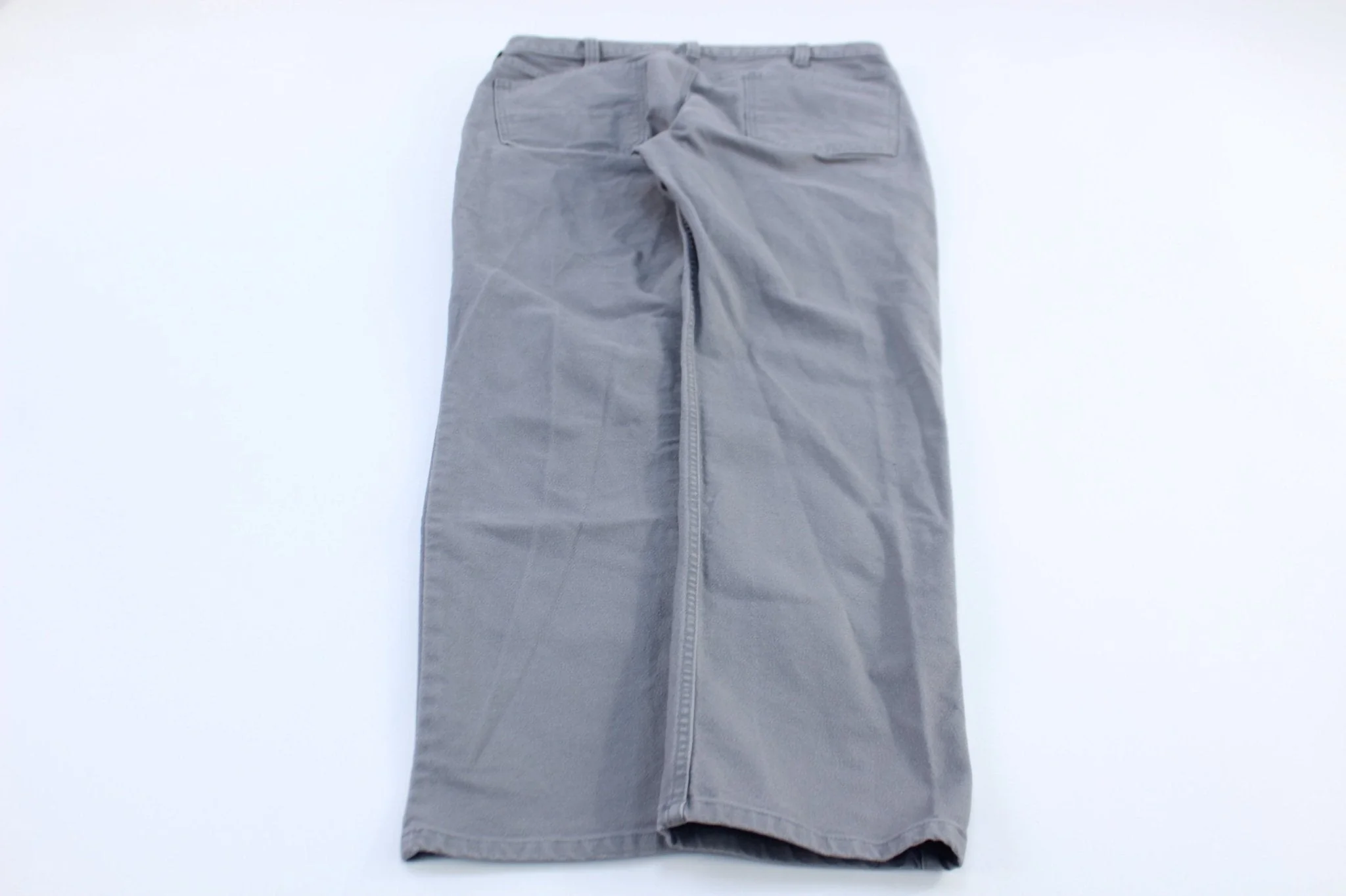 Carhartt Logo Patch Grey Slim Fit Pants - Image 2