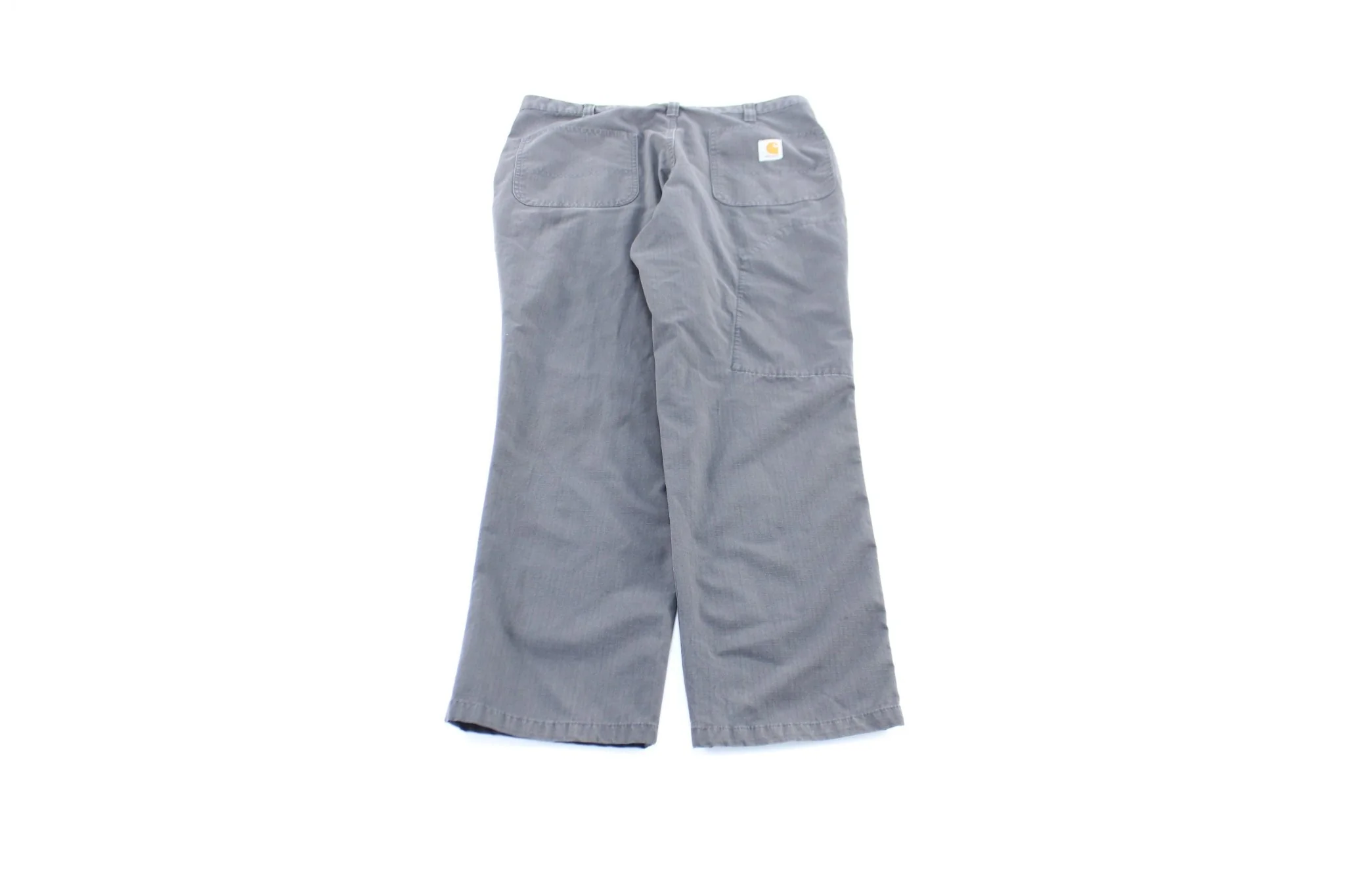 Carhartt Logo Patch Grey Workwear Pants