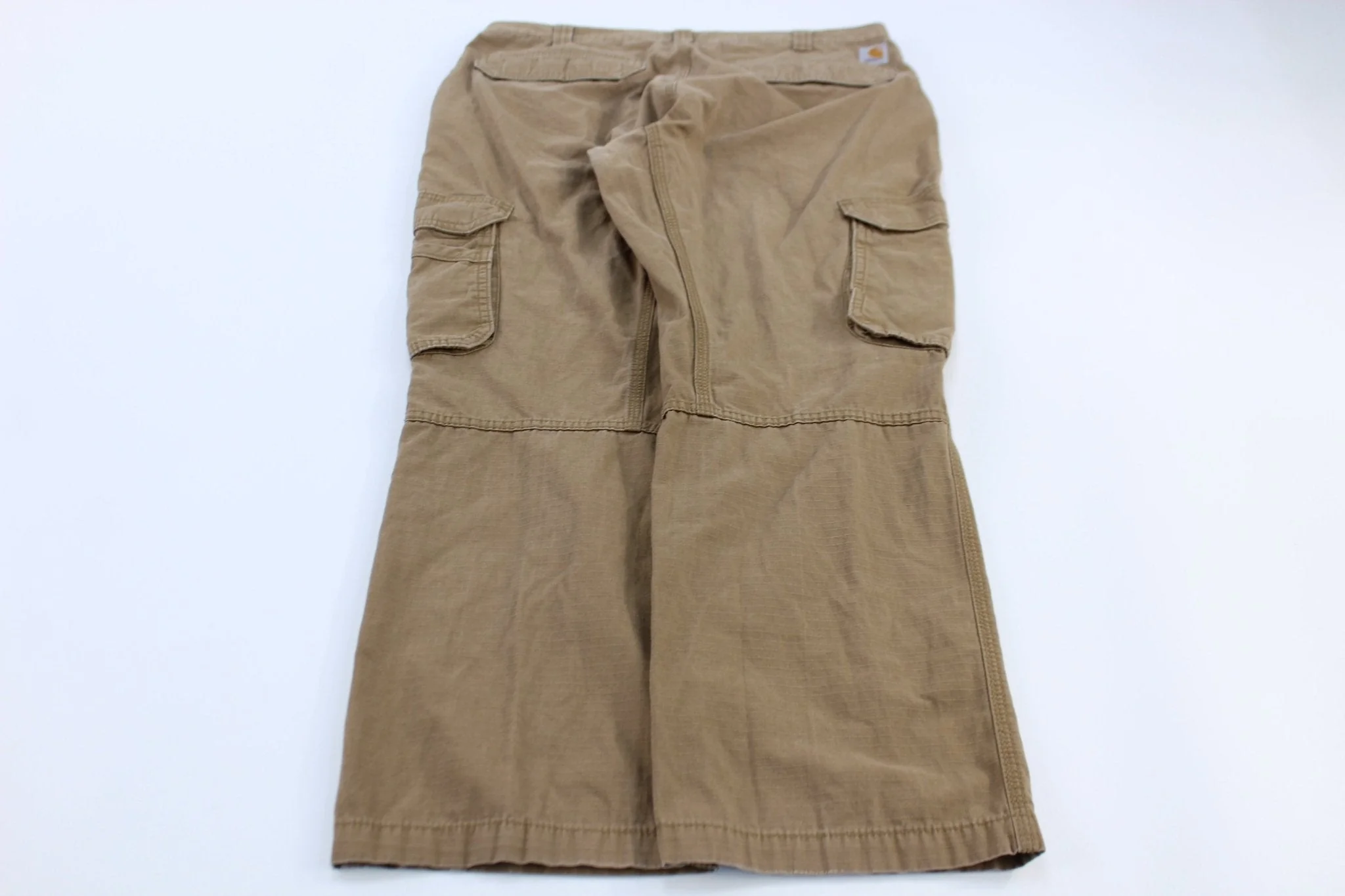 Carhartt Logo Patch Khaki Cargo Pants - Image 2