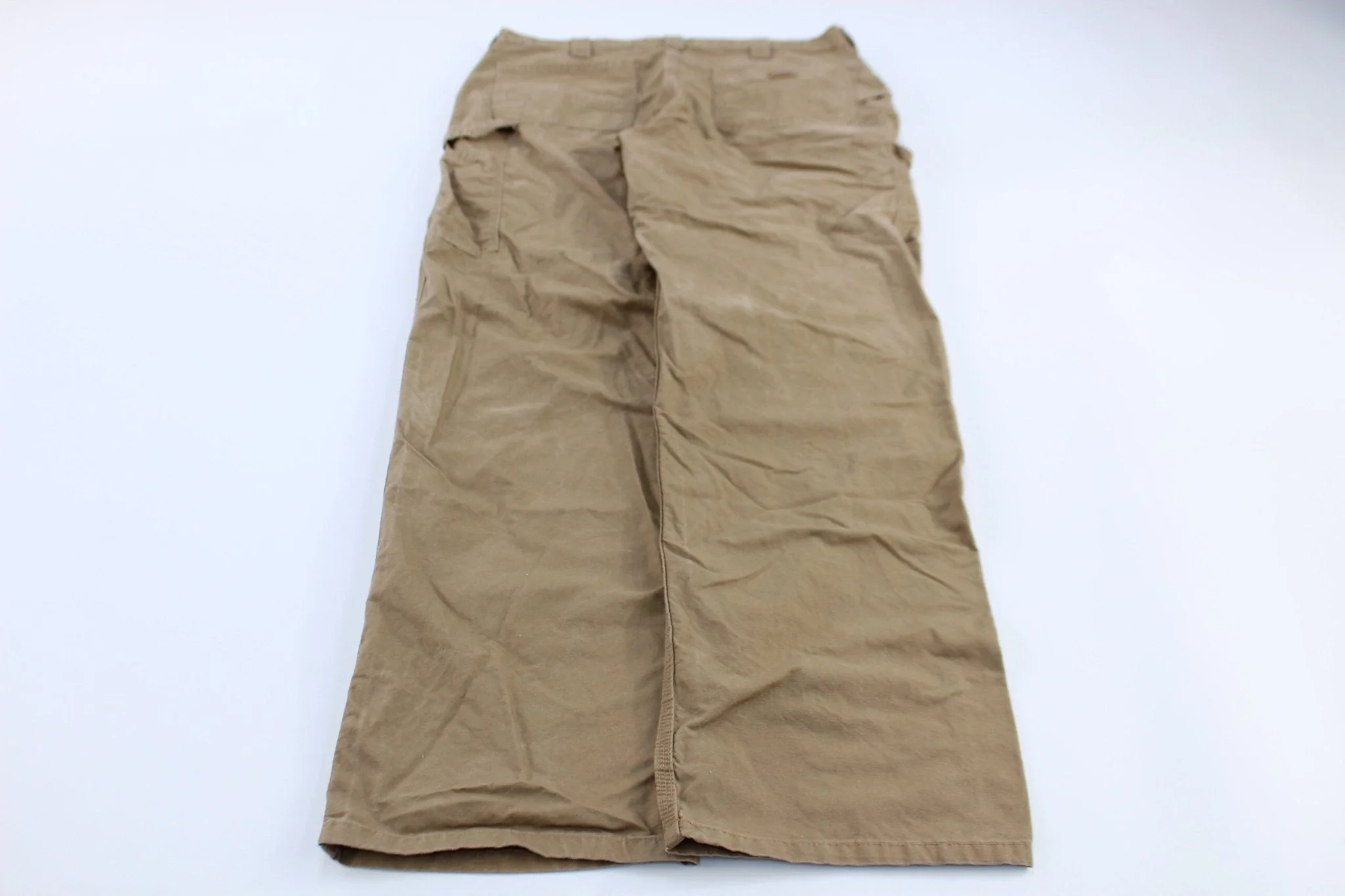 Carhartt Logo Patch Khaki Loose Original Fit Pants - Image 2