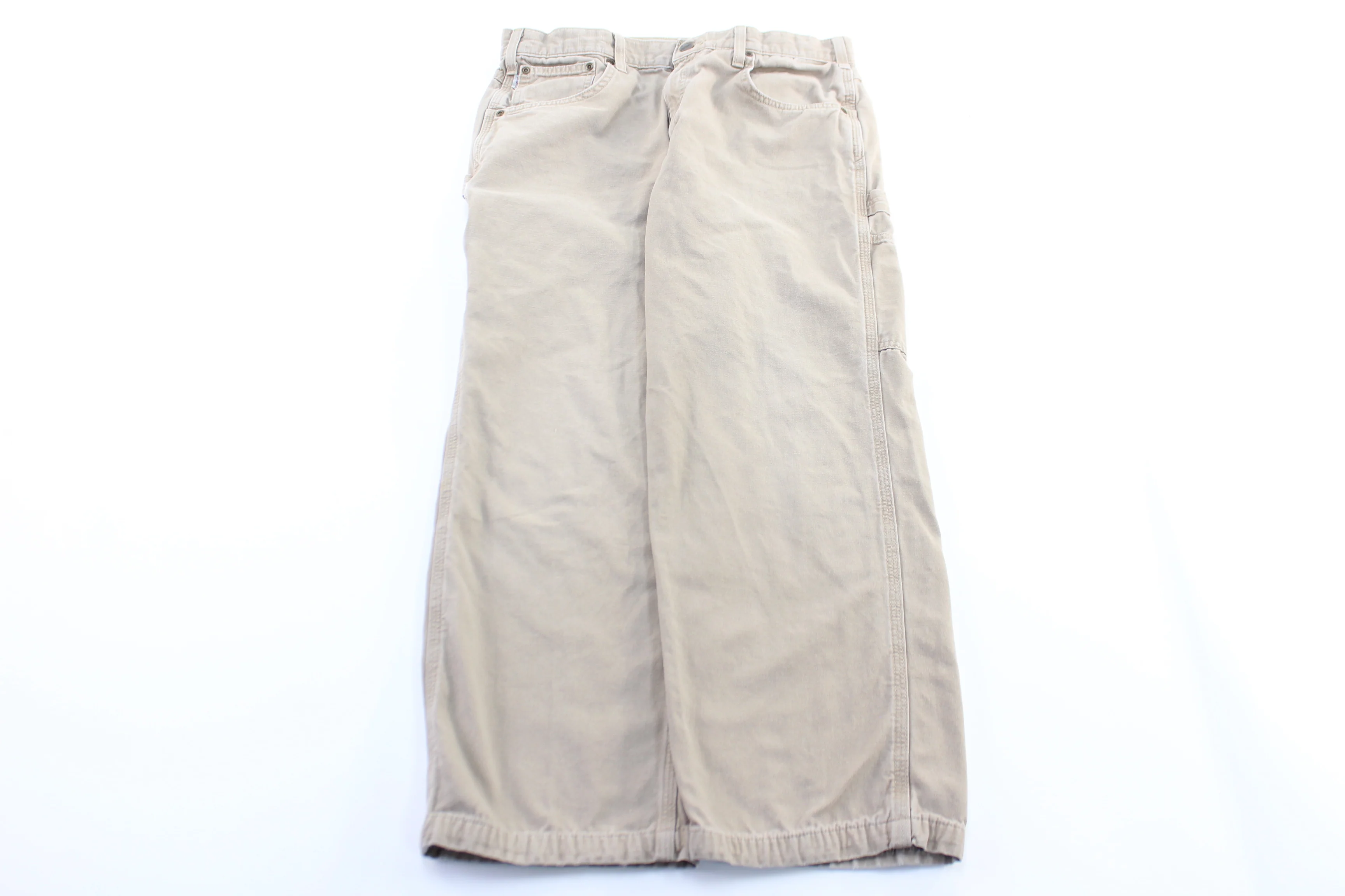 Carhartt Logo Patch Khaki Pants