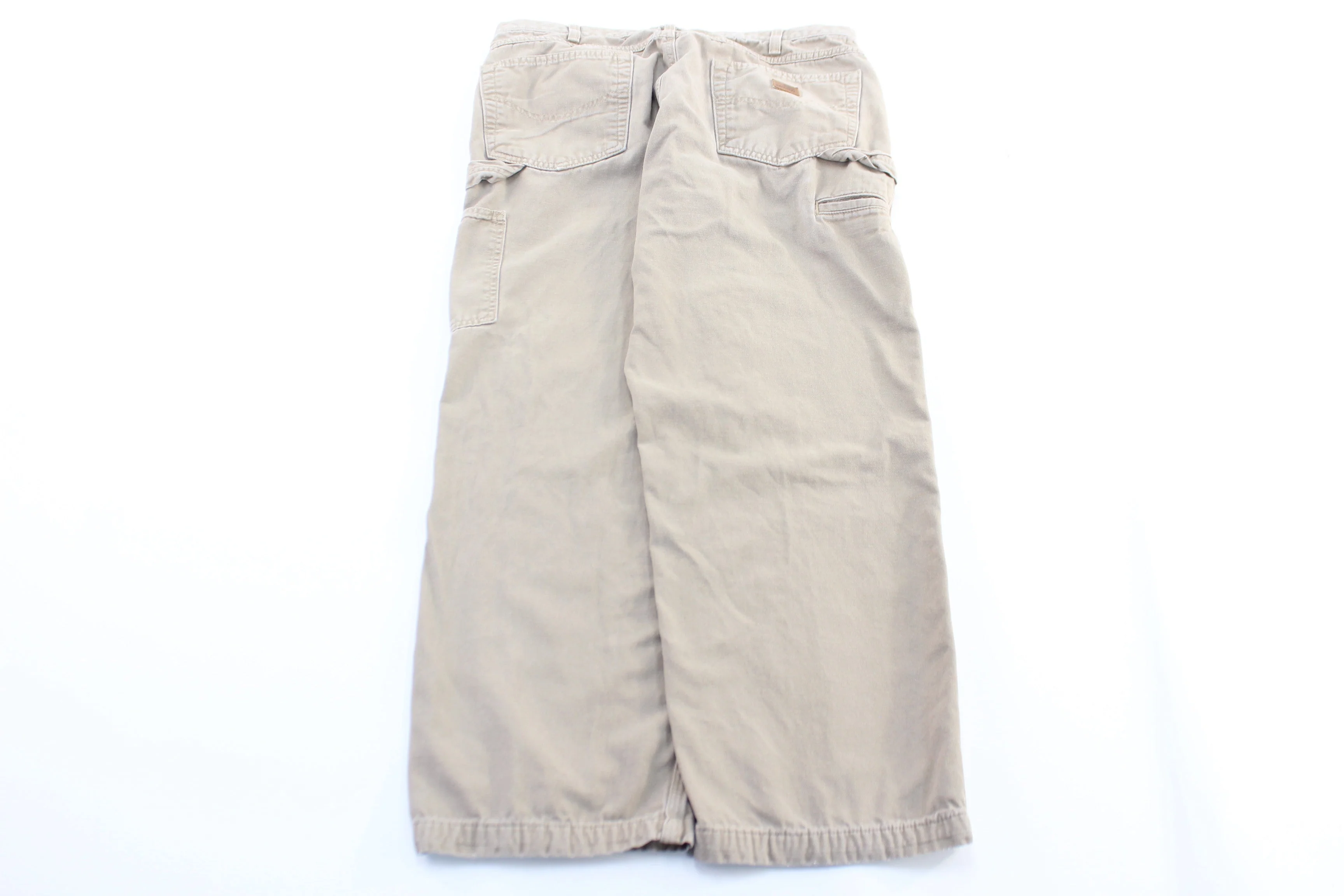 Carhartt Logo Patch Khaki Pants - Image 2