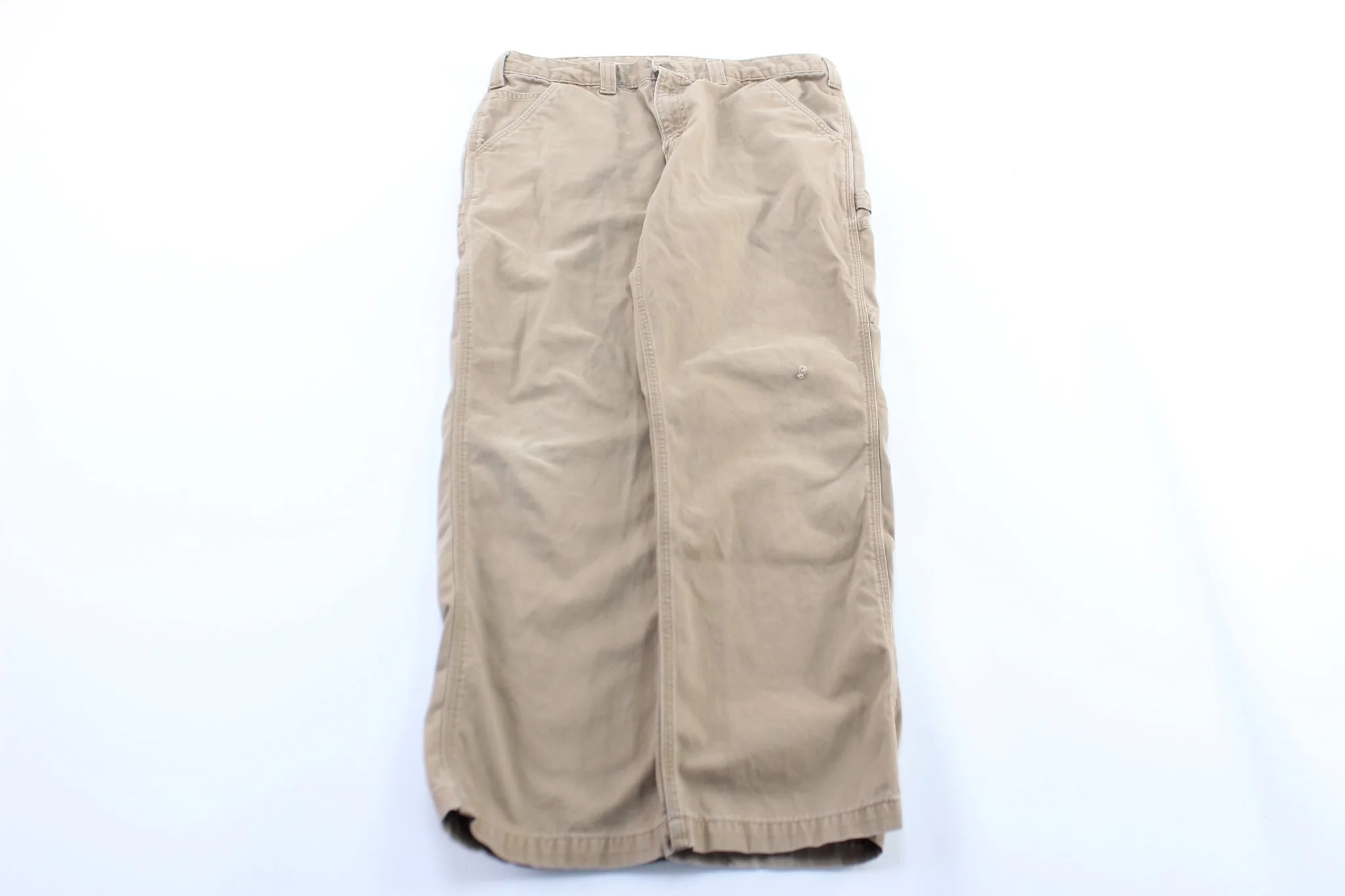 Carhartt Logo Patch Khaki Pants