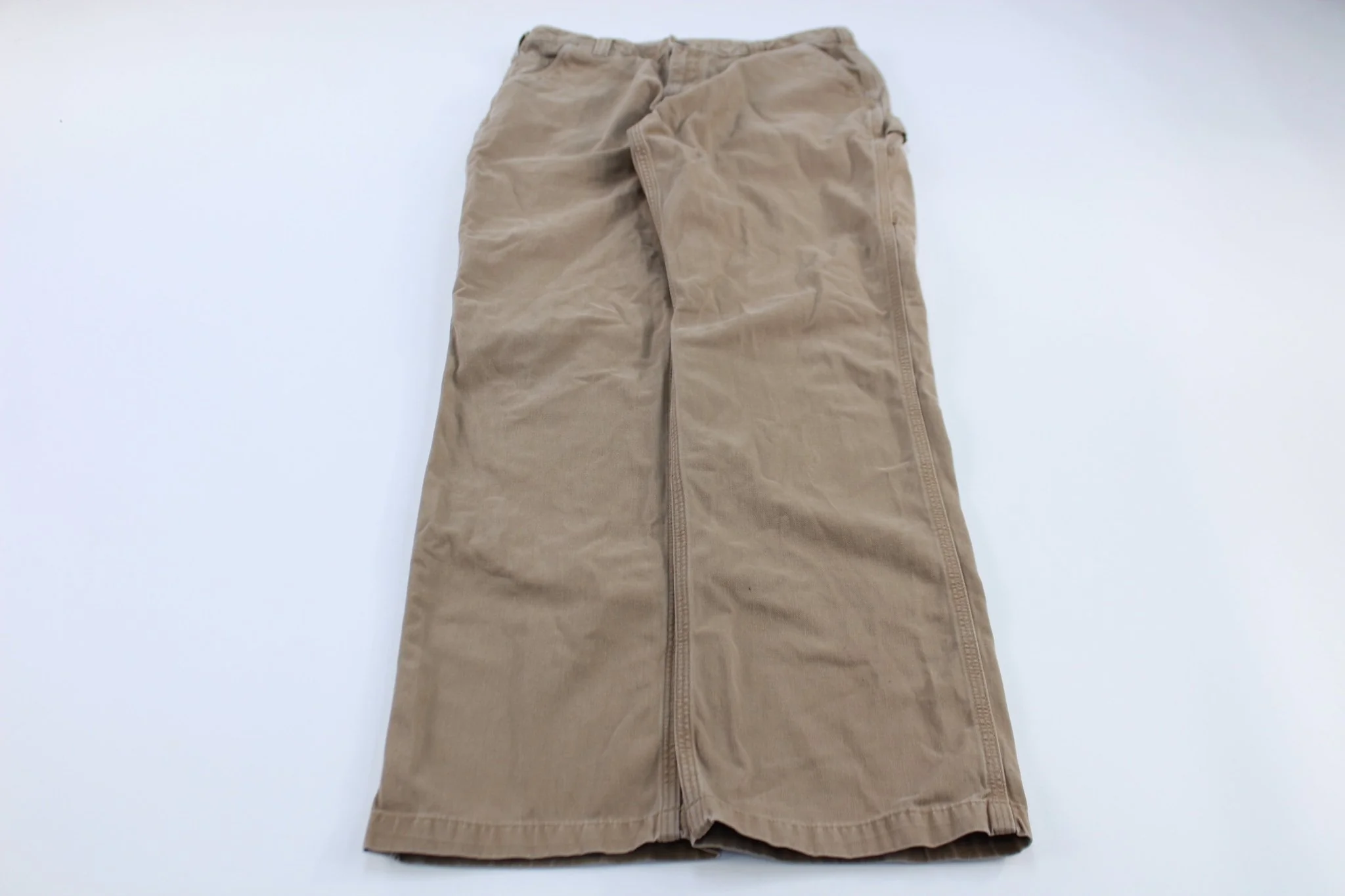 Carhartt Logo Patch Khaki Pants