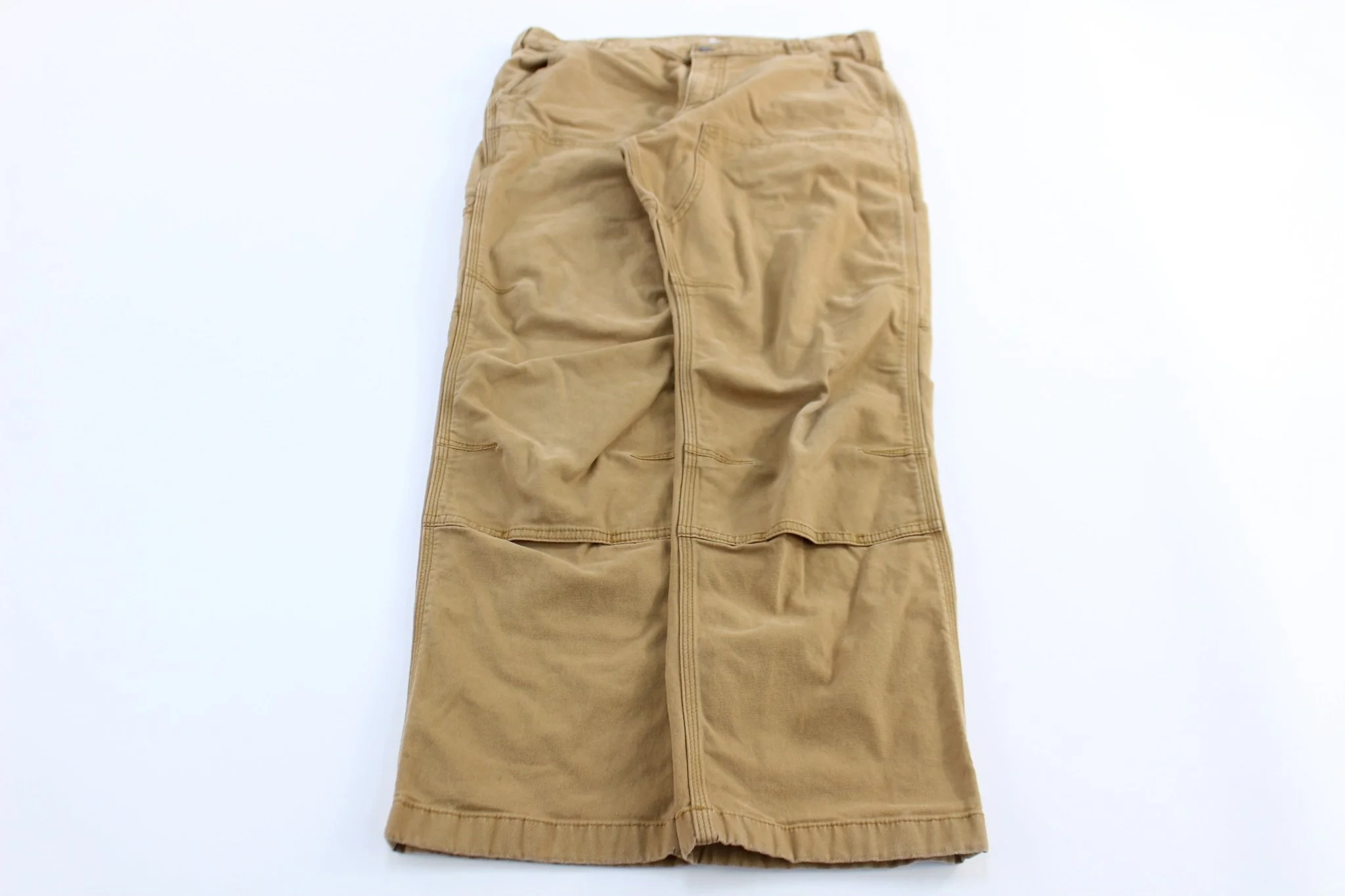 Carhartt Logo Patch Khaki Relaxed Fit Pants