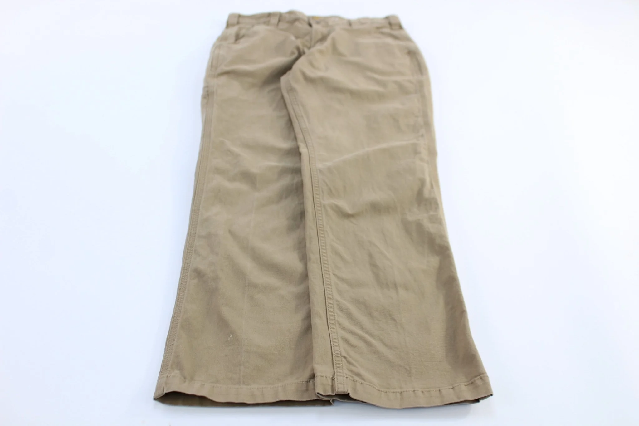 Carhartt Logo Patch Khaki Relaxed Fit Pants