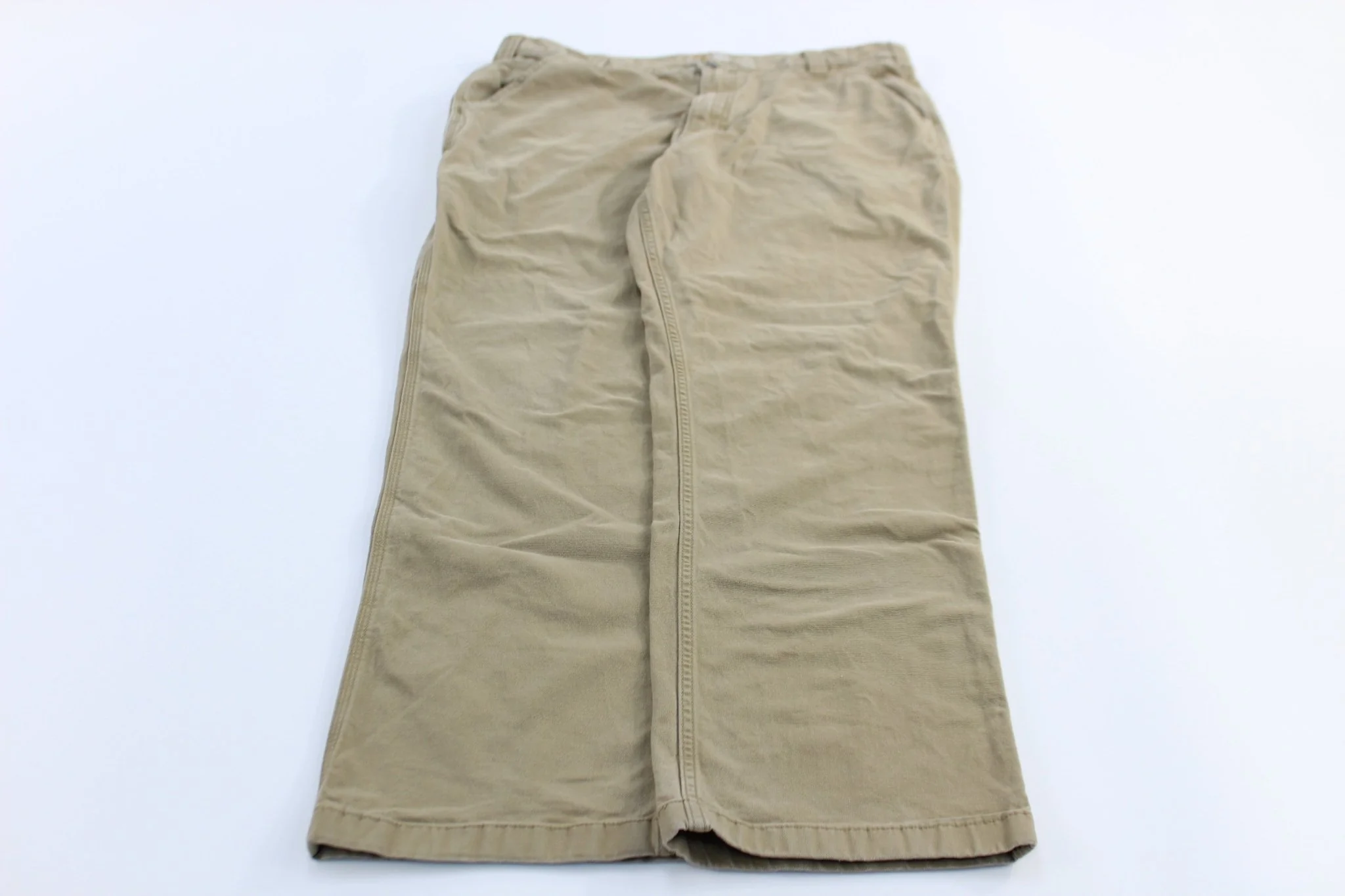 Carhartt Logo Patch Khaki Relaxed Fit Pants
