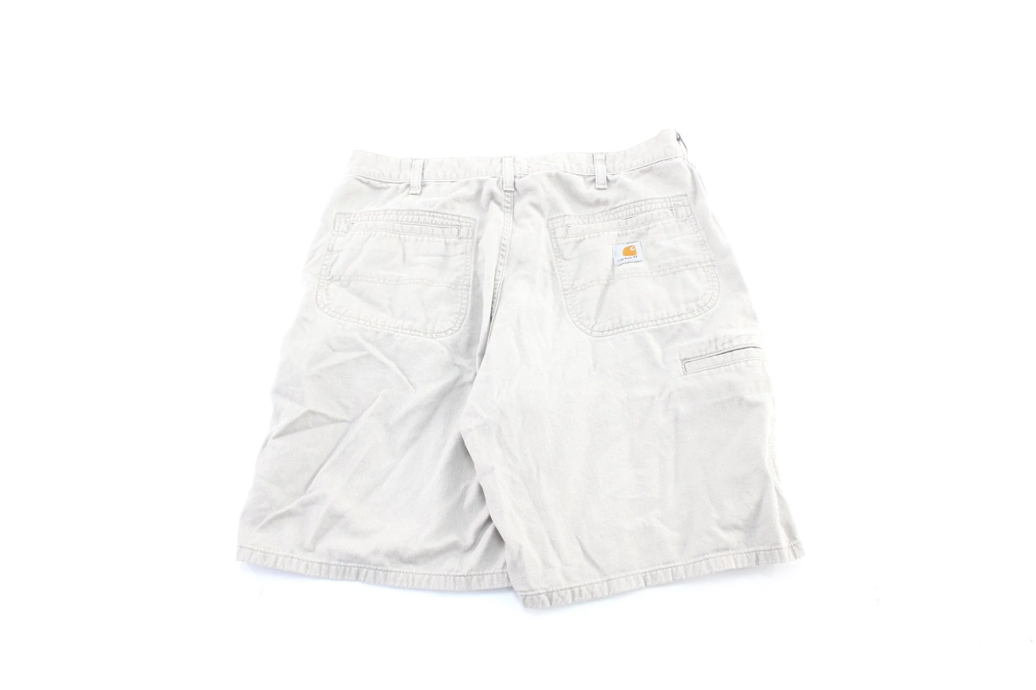 Carhartt Logo Patch Light Beige Shorts - Image 2