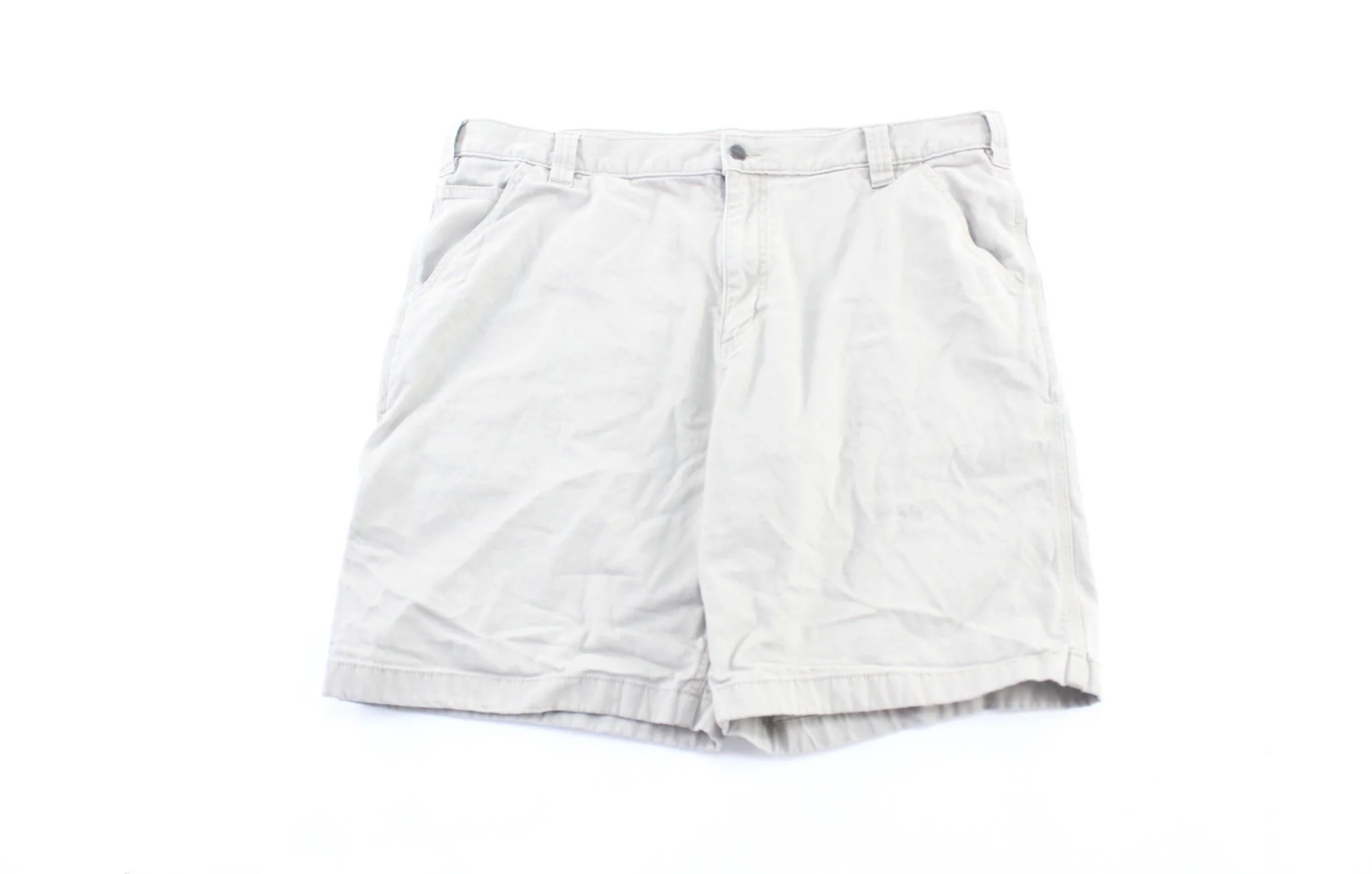 Carhartt Logo Patch Light Khaki Shorts